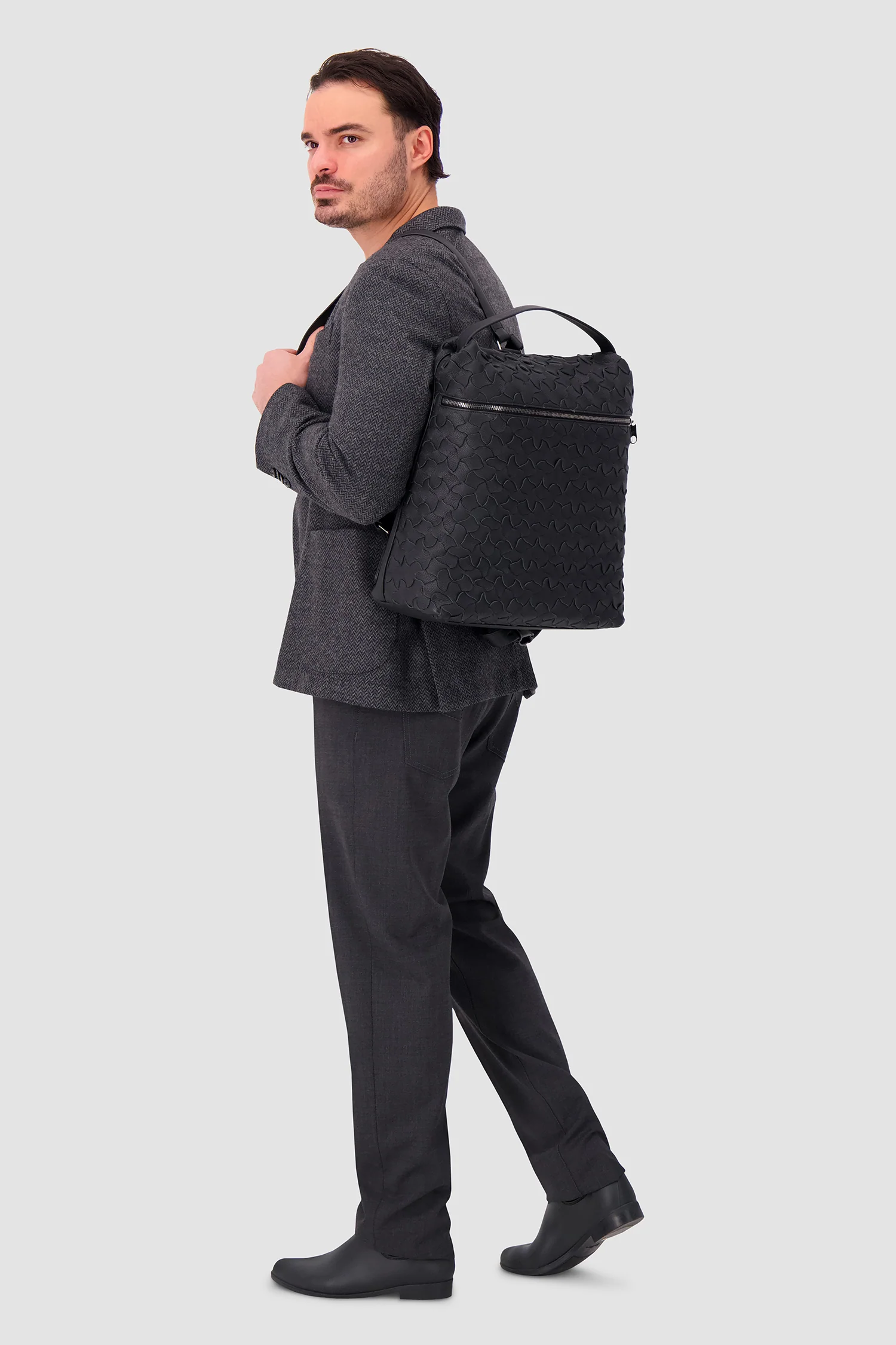 Testoni Black Wizard Backpack - Image 8