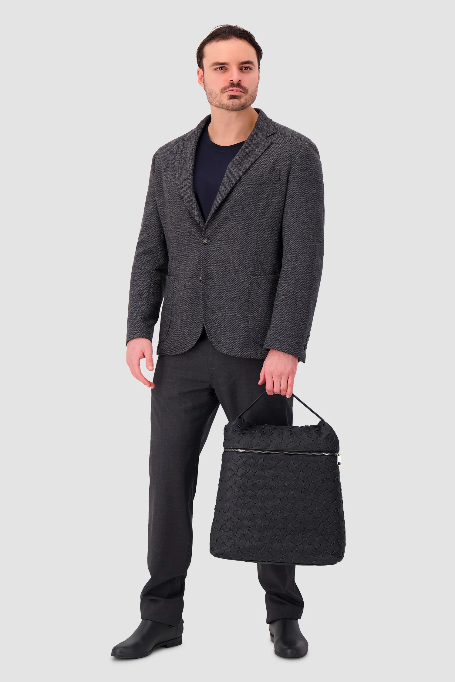 Testoni Black Wizard Backpack - Image 9