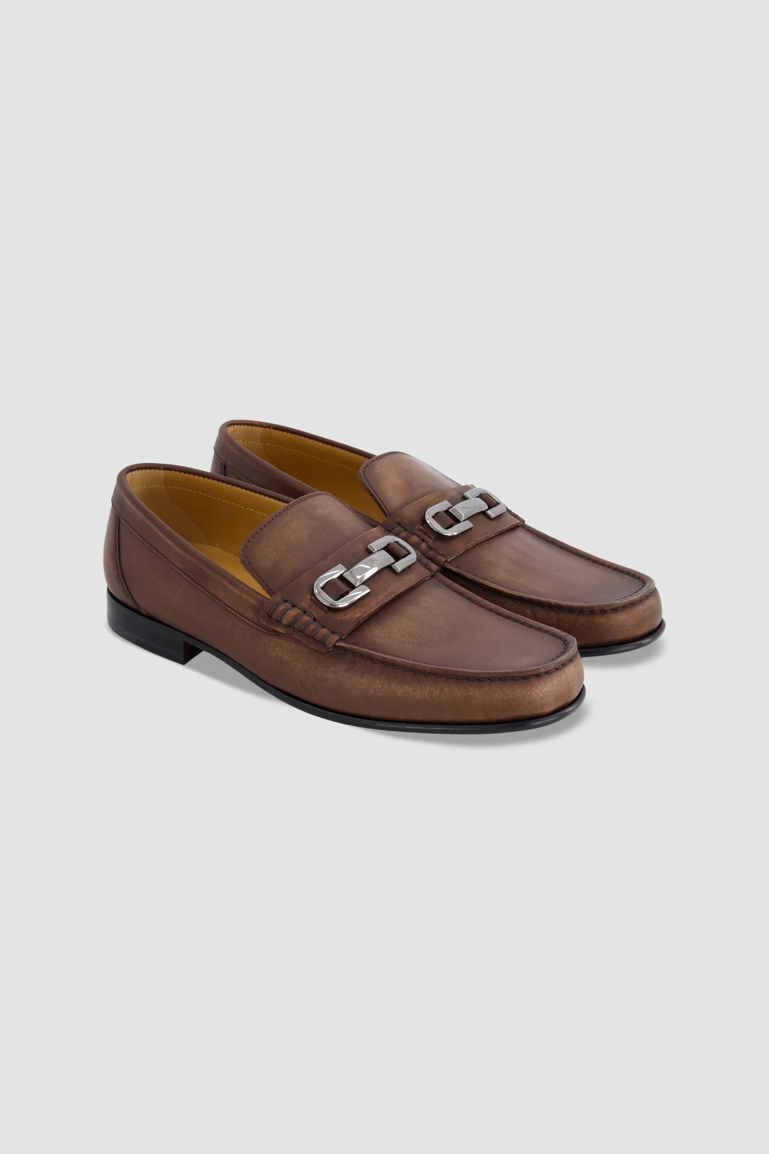 Testoni Brown Horsebit Loafer - Image 3
