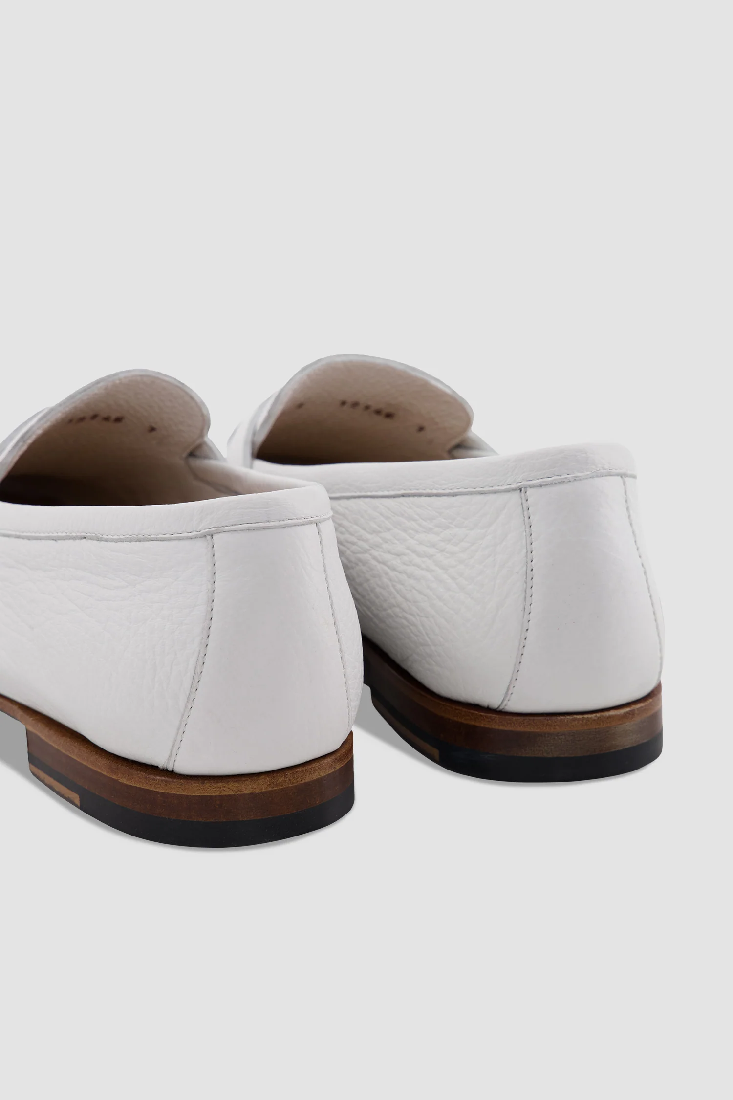 Testoni Pebbled Calfskin Penny Loafers - Image 5