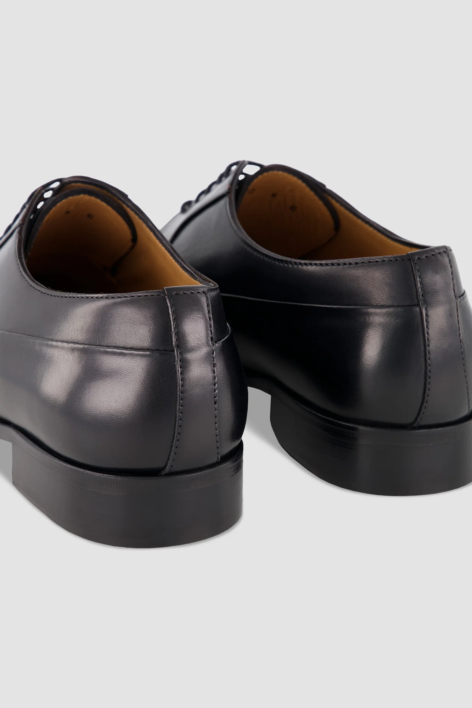 Testoni Black Sant'eulalia Derby Top Calf Shoes - Image 4