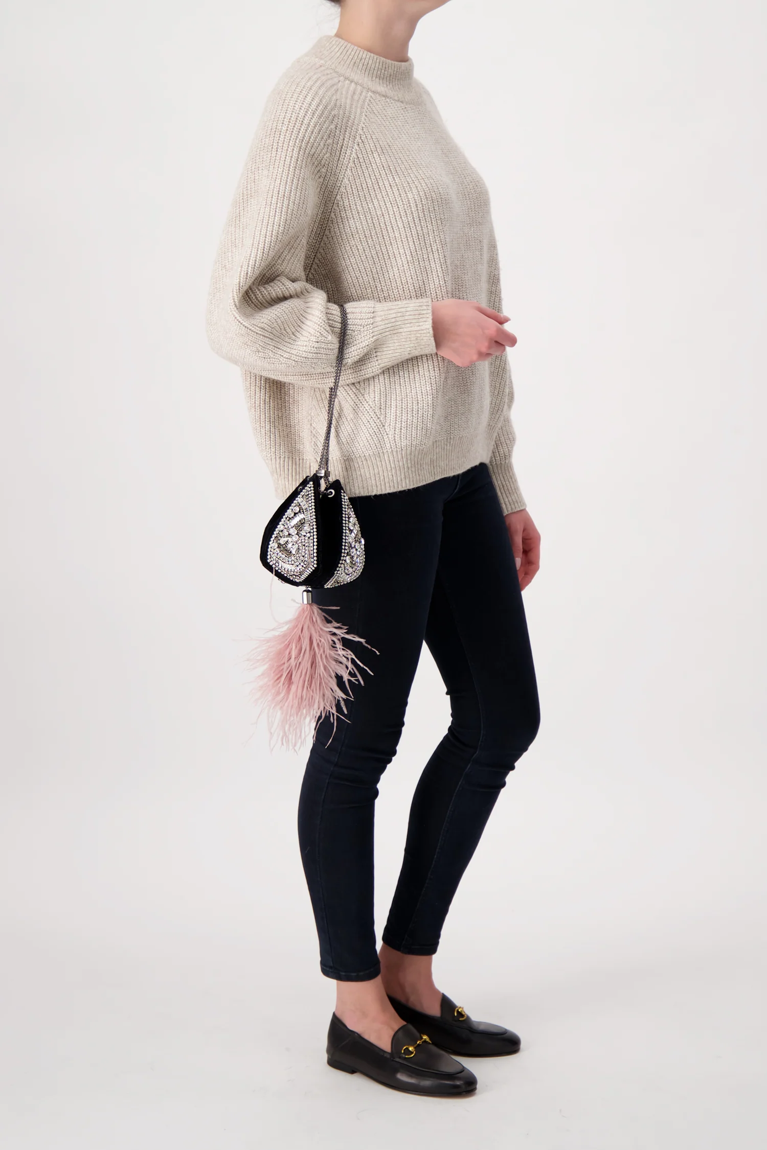 The Volon Black Cindy Mini Bag - Image 3