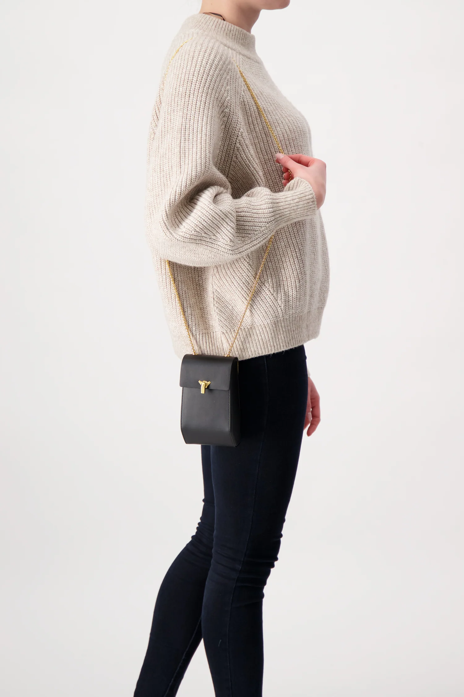 The Volon Black Phone Case Bag - Image 2