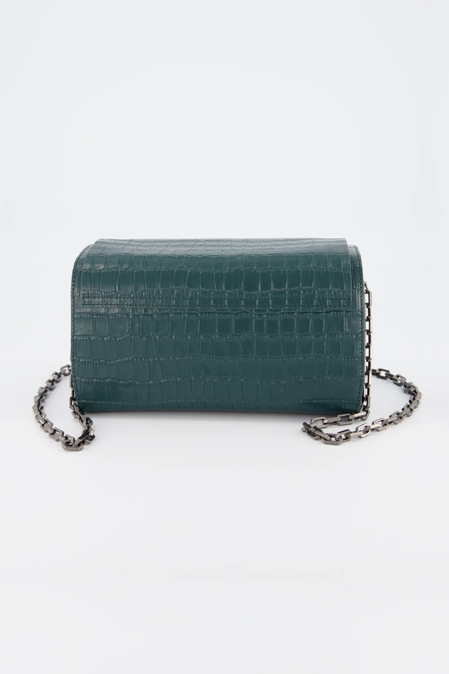 The Volon Forest Crocodile Print PO Trunk Bag - Image 4