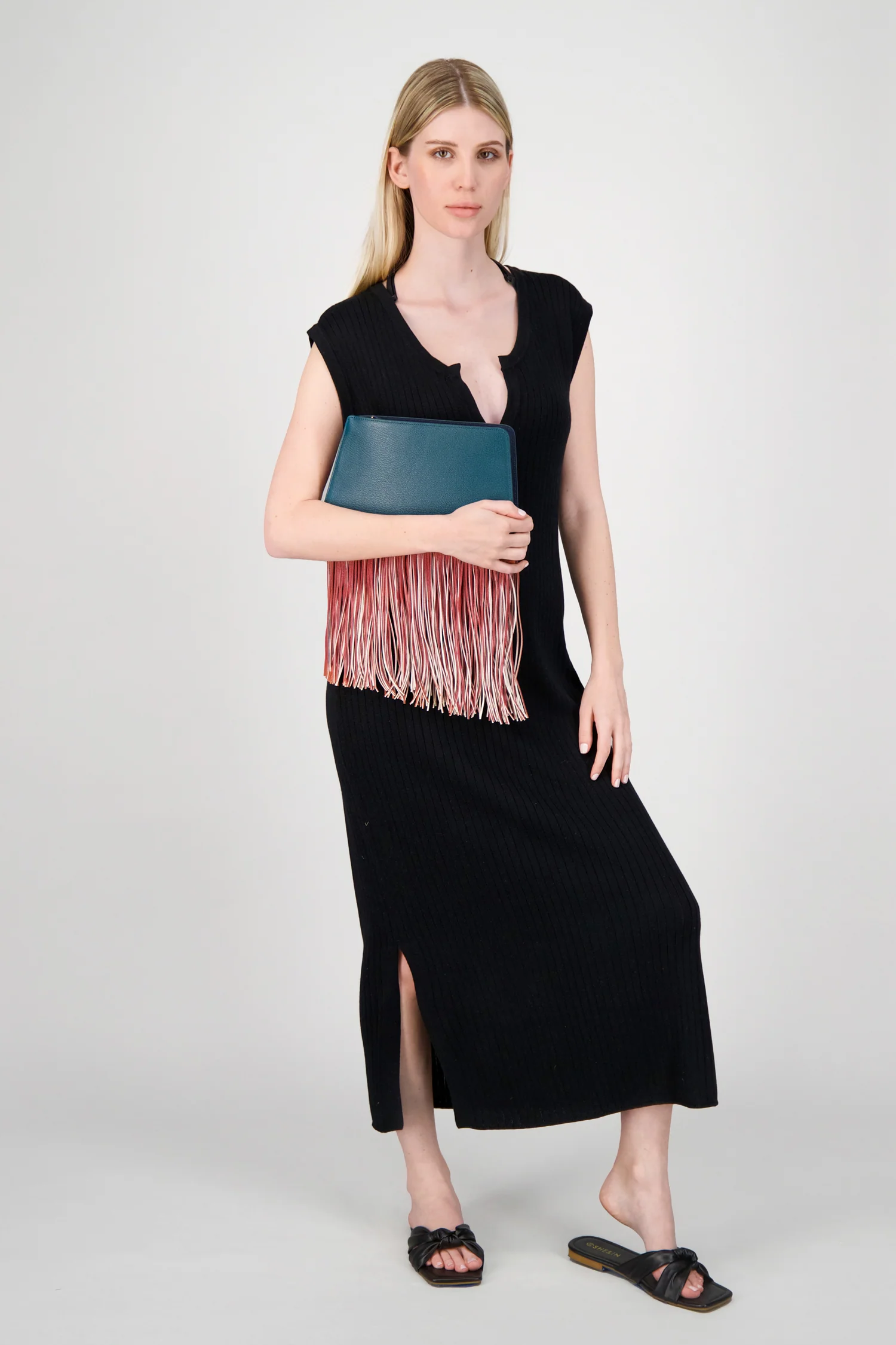 The Volon Forest Dia Fringed Clutch - Image 6