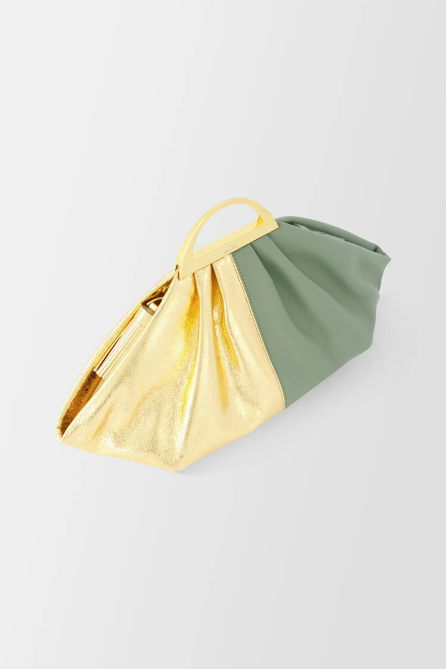 The Volon Gold/Military Gabi Mini Handbag - Image 3