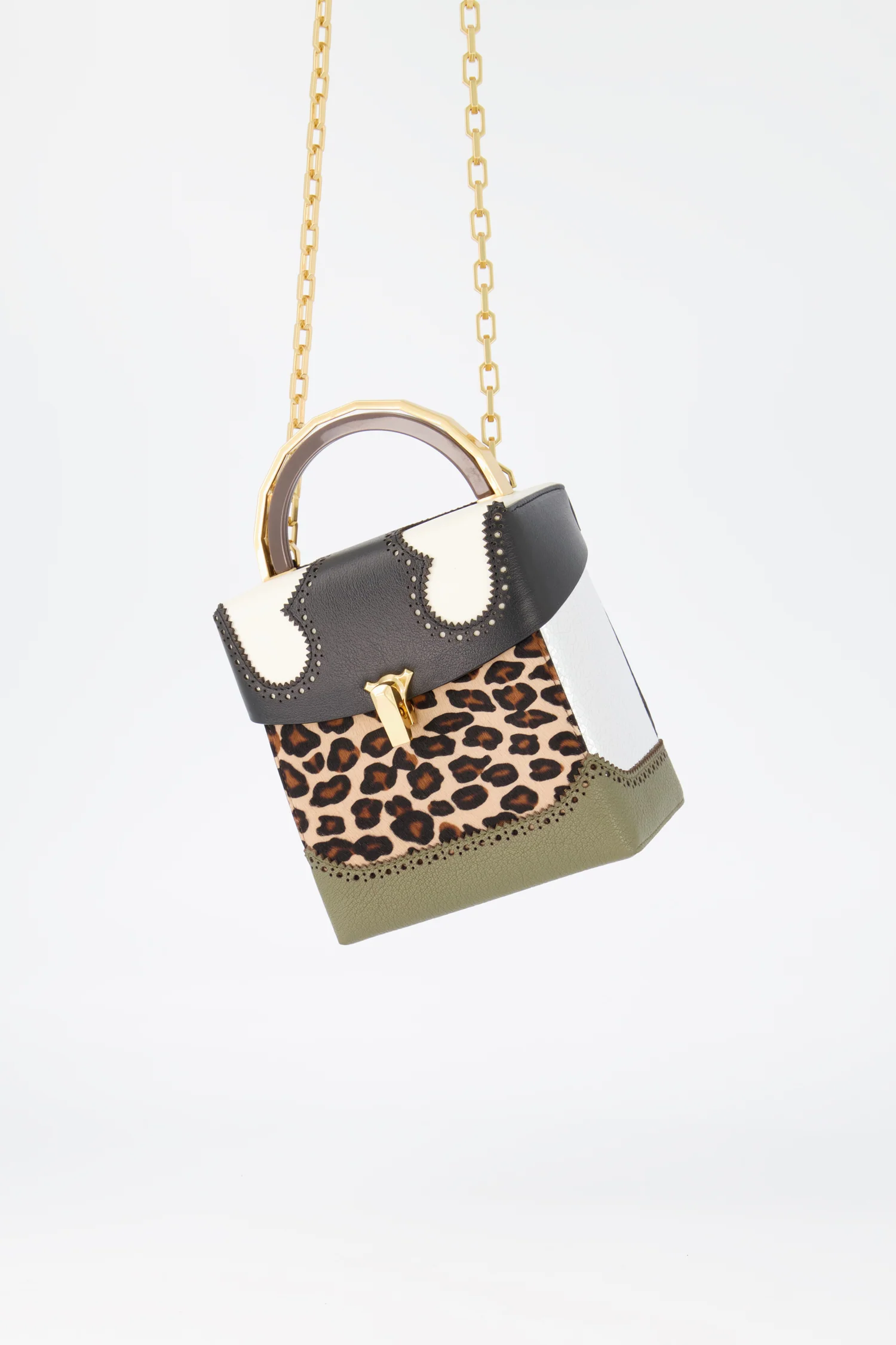 The Volon Leopard Great L. Box Alice Bag - Image 3