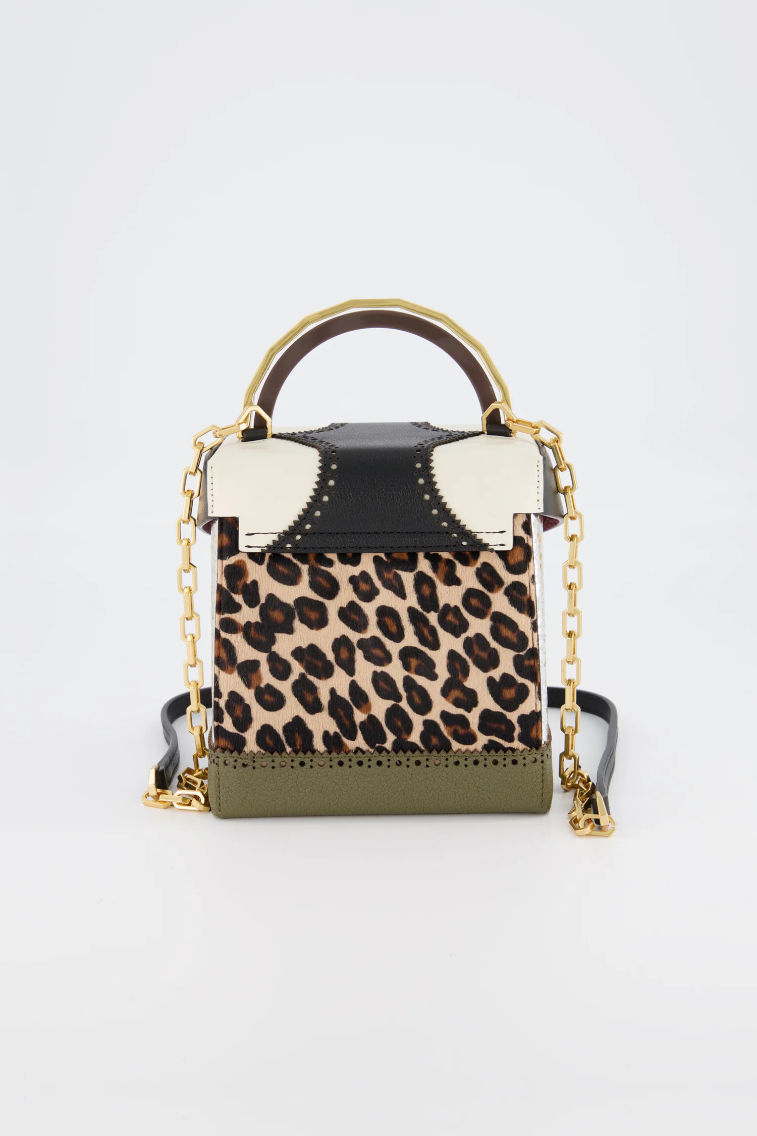 The Volon Leopard Great L. Box Alice Bag - Image 5