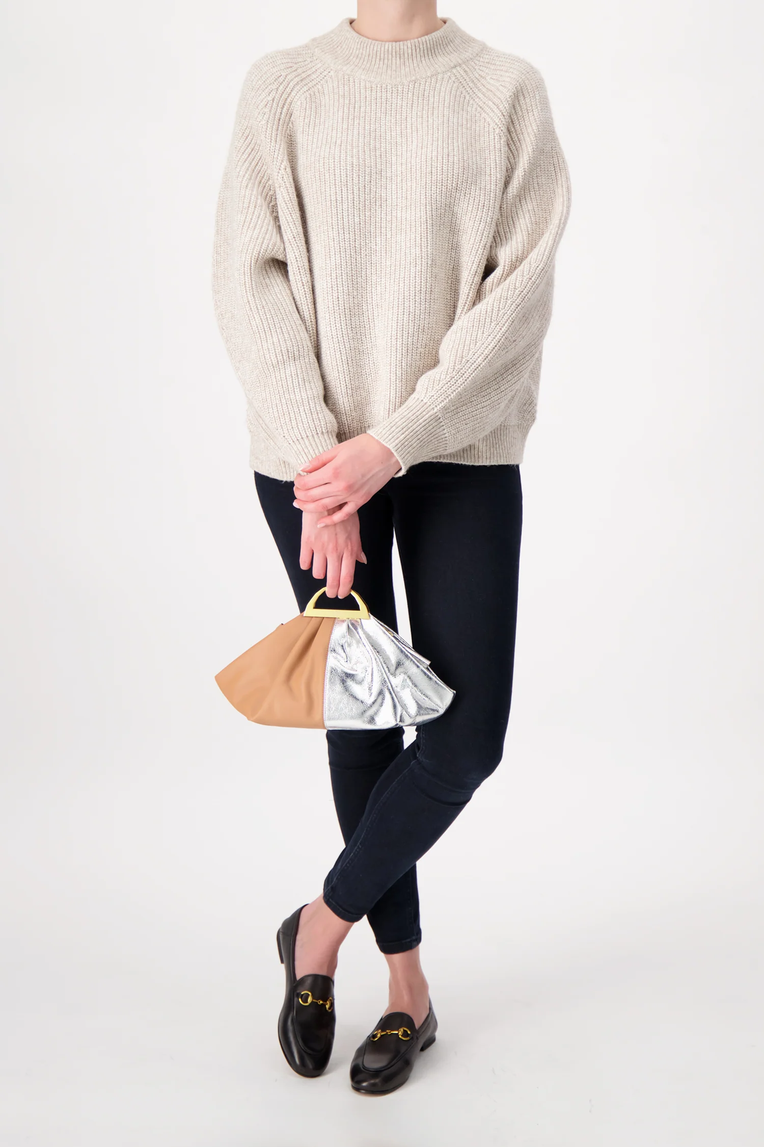 The Volon Maple/Silver Gabi Mini Handbag - Image 2