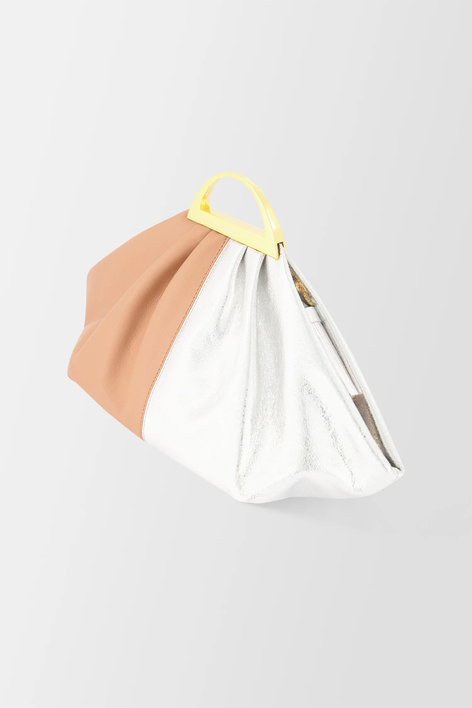 The Volon Maple/Silver Gabi Mini Handbag - Image 4