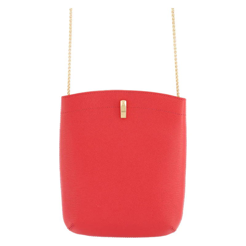 The Volon Orange Red E.Z. Carry Leather Bag - Image 4
