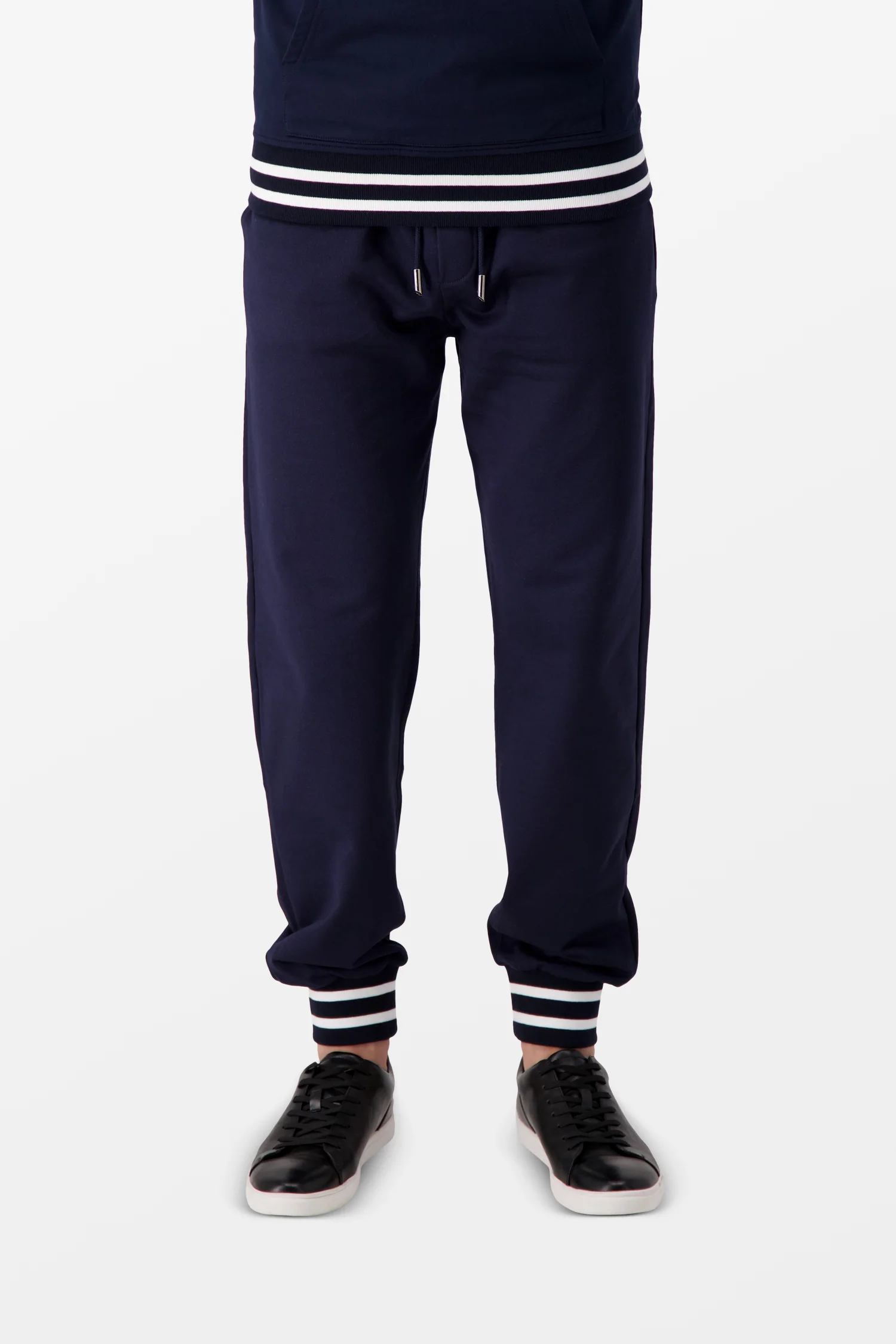 Billionaire Dark Blue Crest Jogging Trousers - Image 3