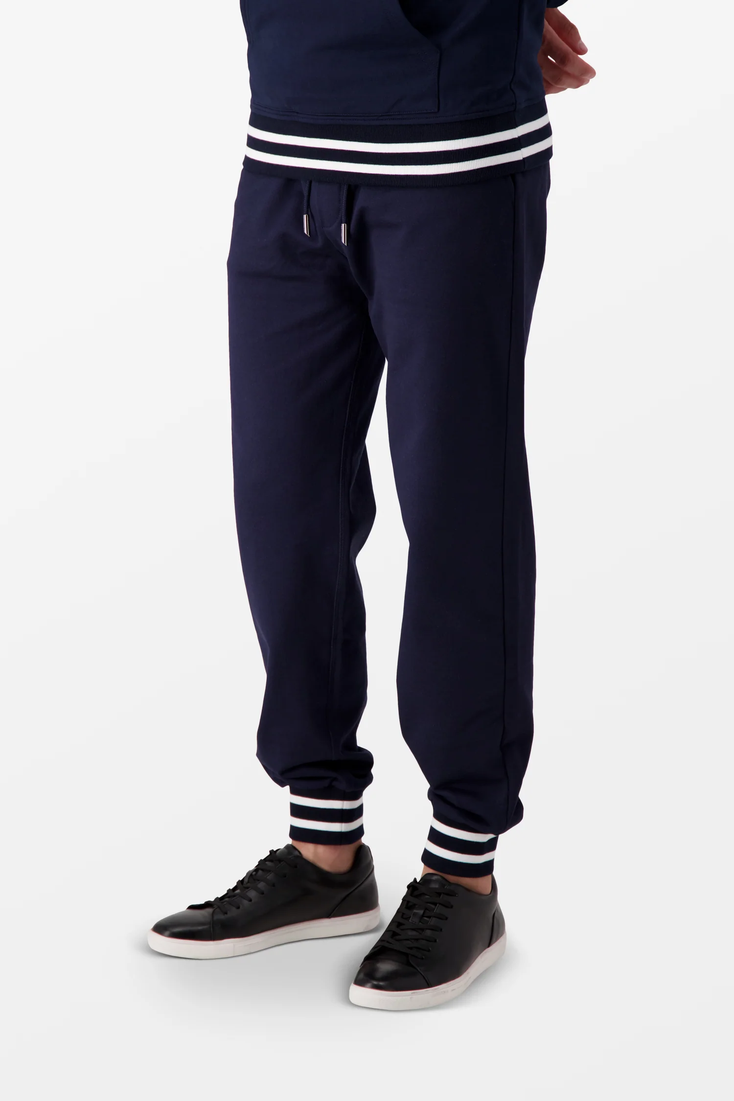 Billionaire Dark Blue Crest Jogging Trousers - Image 4