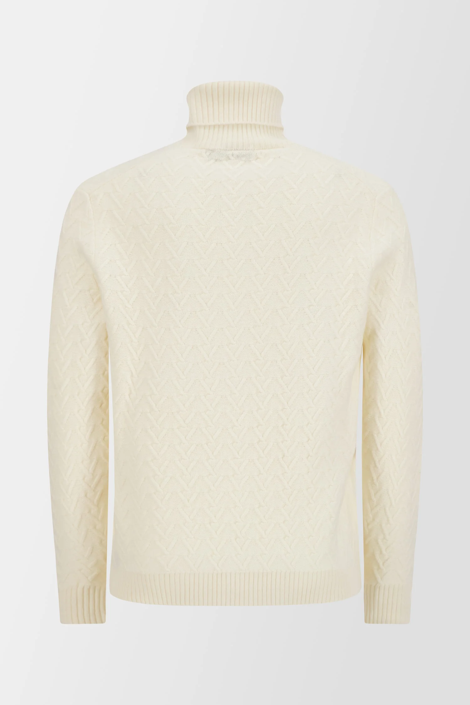 Zanone Beige Turtle Neck Sweater - Image 3