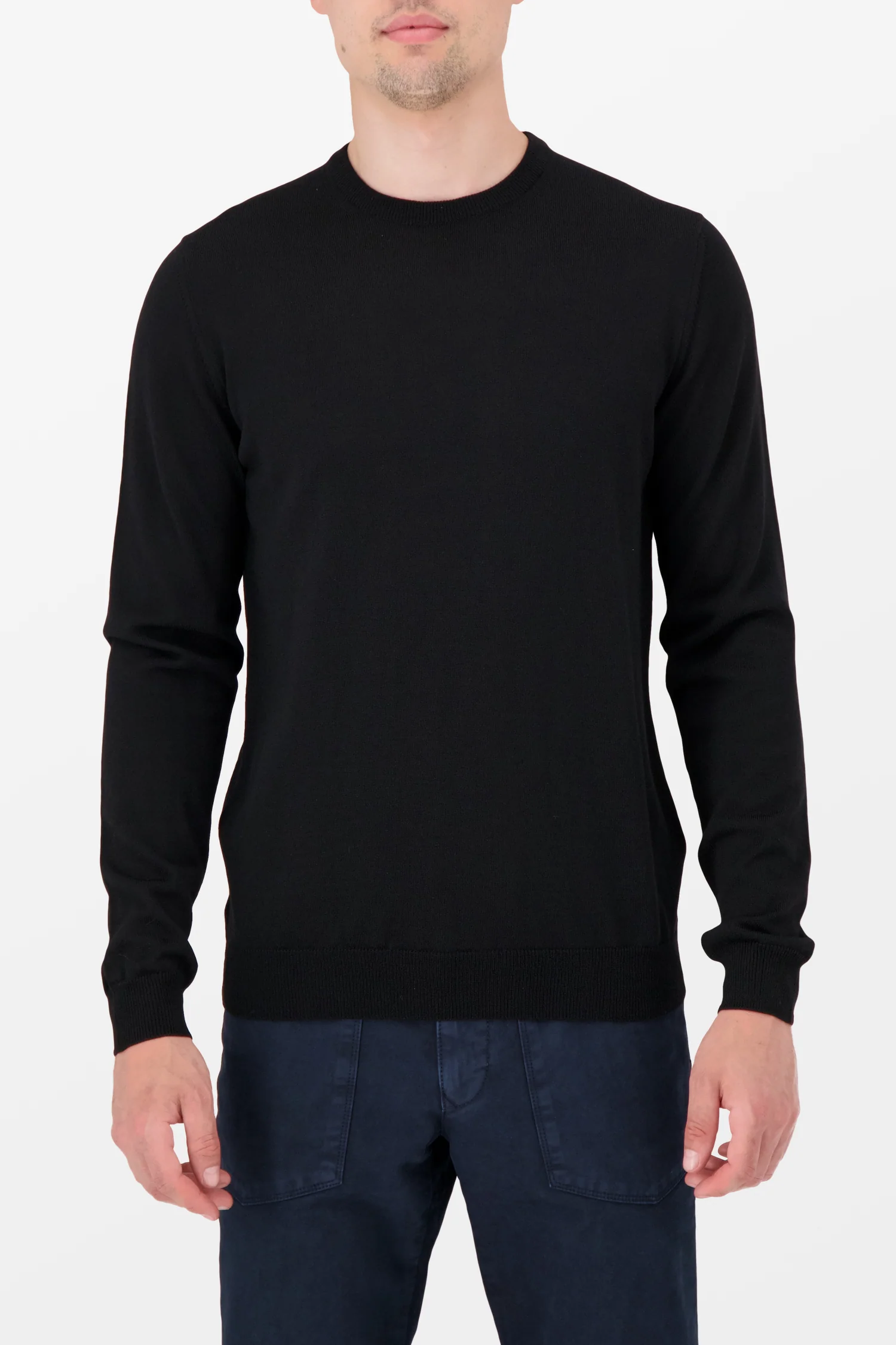 Zanone Black Sweater - Image 2
