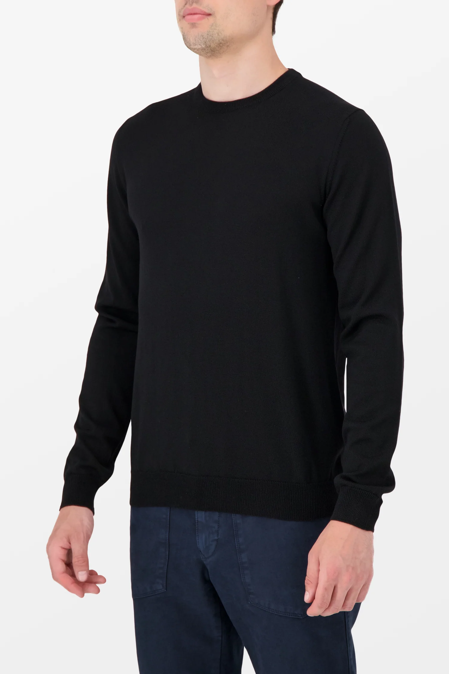 Zanone Black Sweater - Image 3