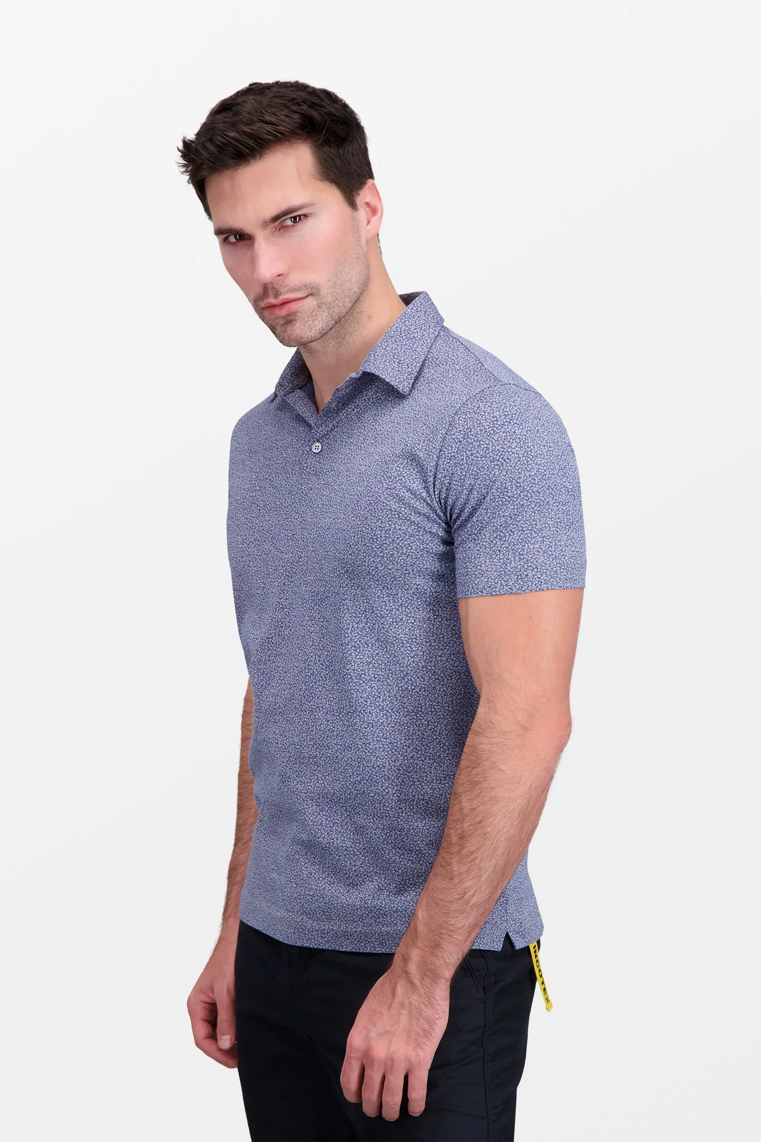 Zanone Blue Classic Polo - Image 5