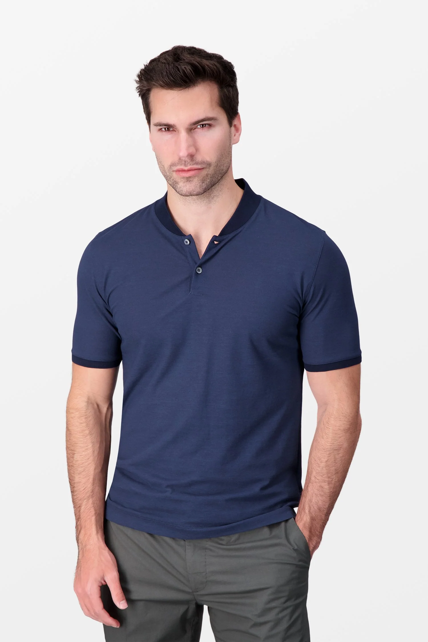 Zanone Blue T-Shirt - Image 6