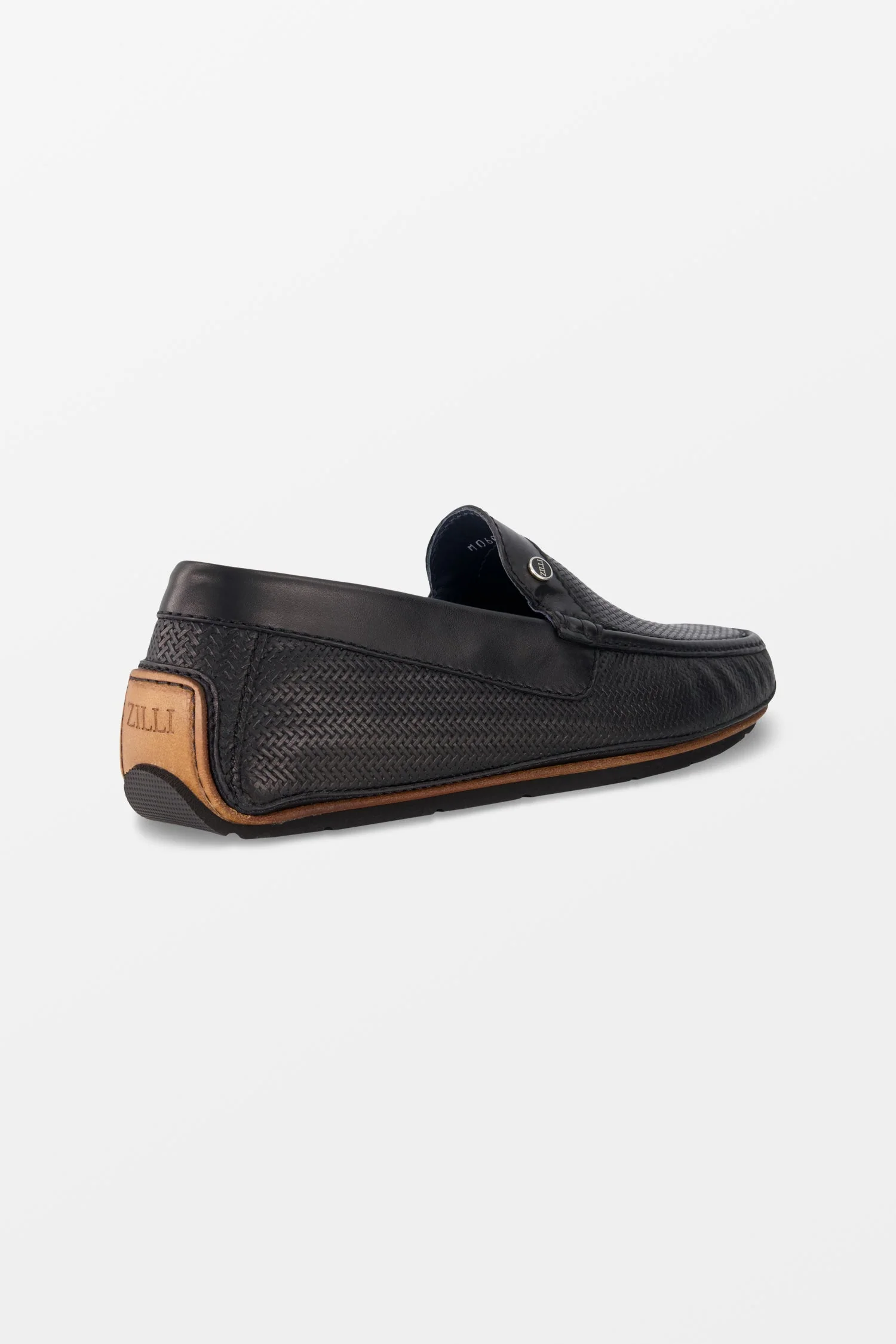 Zilli Black Casual Driving Moccasins - Image 4