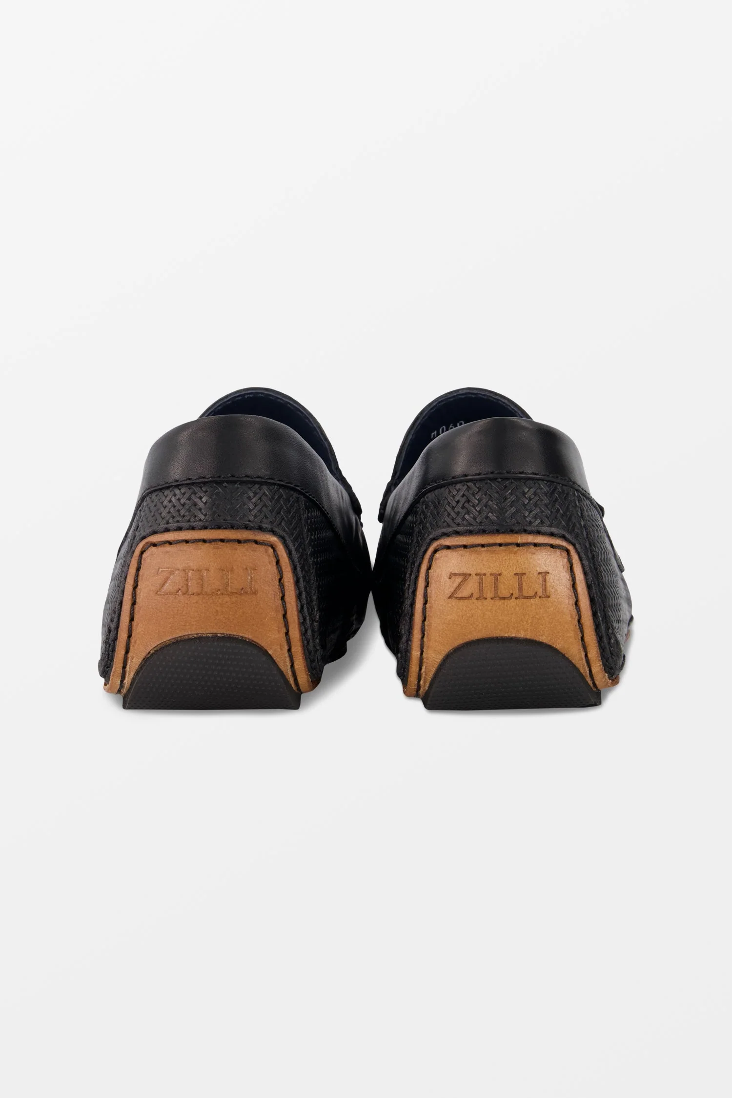 Zilli Black Casual Driving Moccasins - Image 5