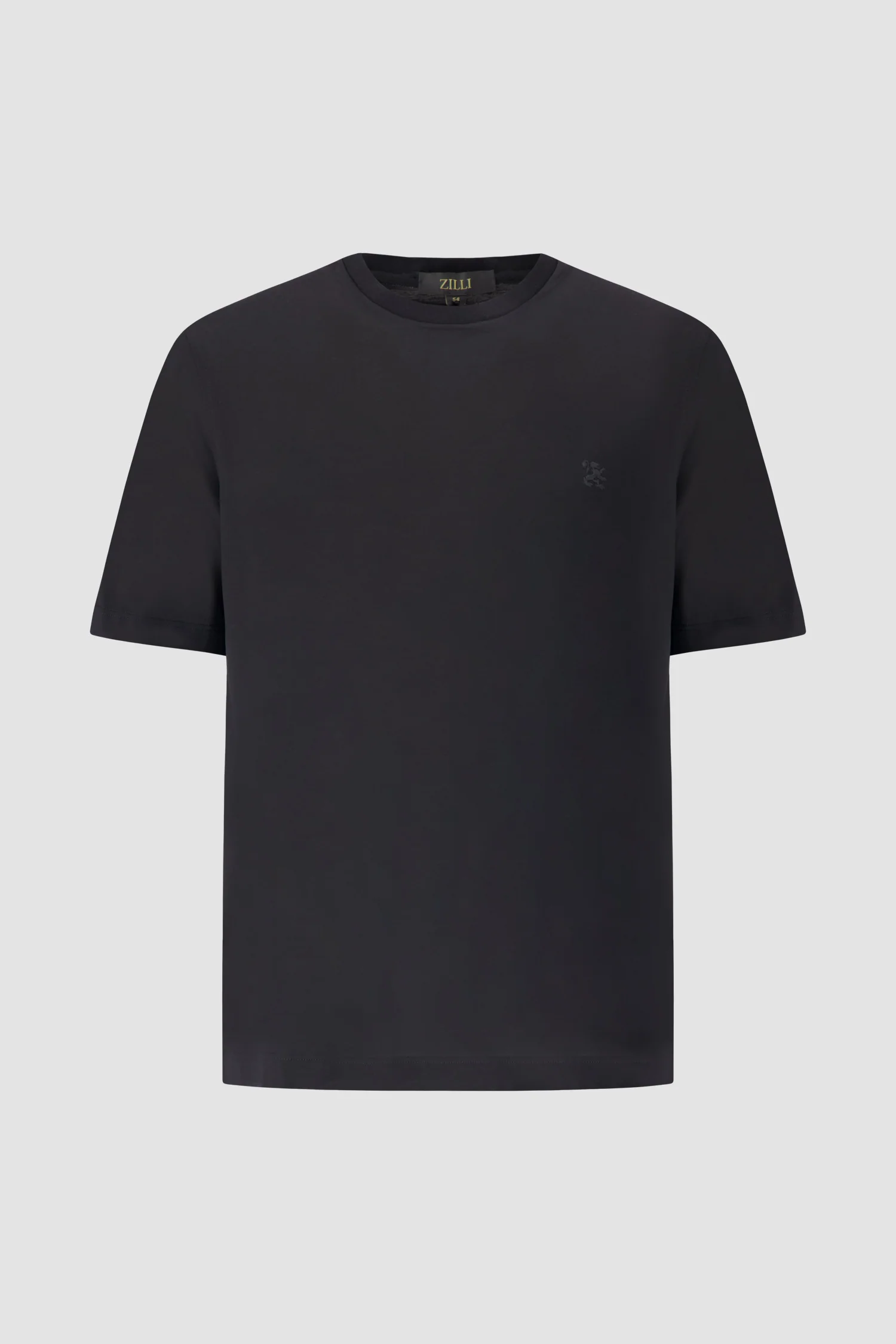 Zilli Black Cotton T-Shirt
