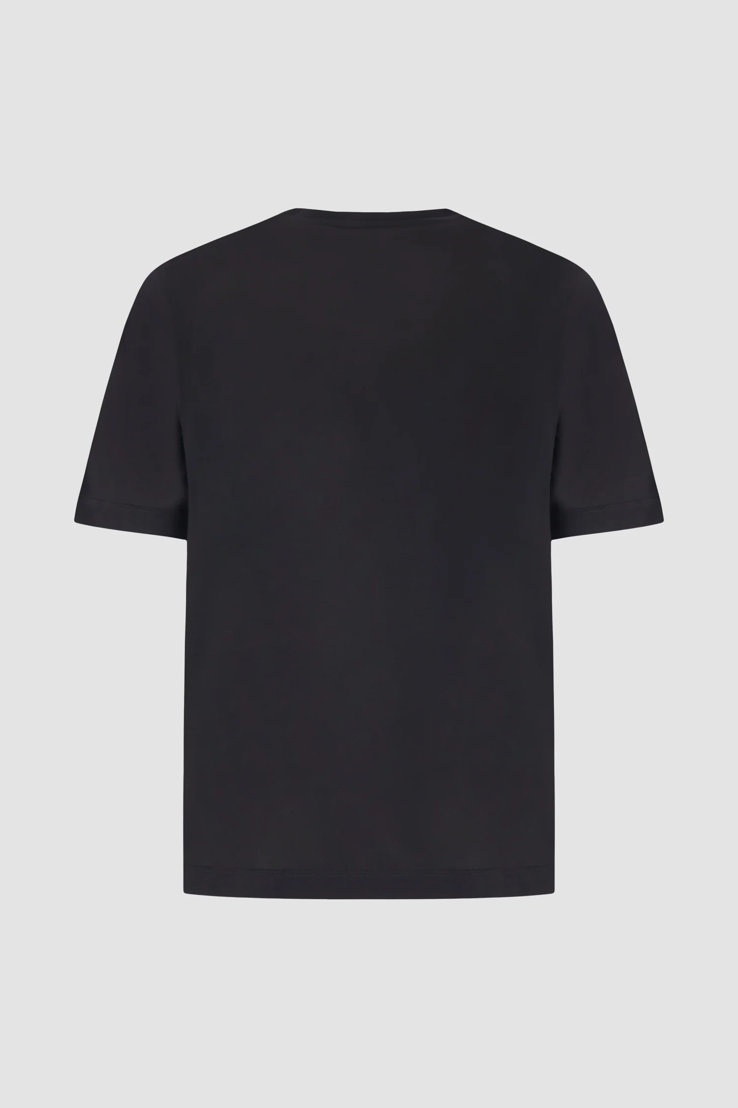 Zilli Black Cotton T-Shirt - Image 2