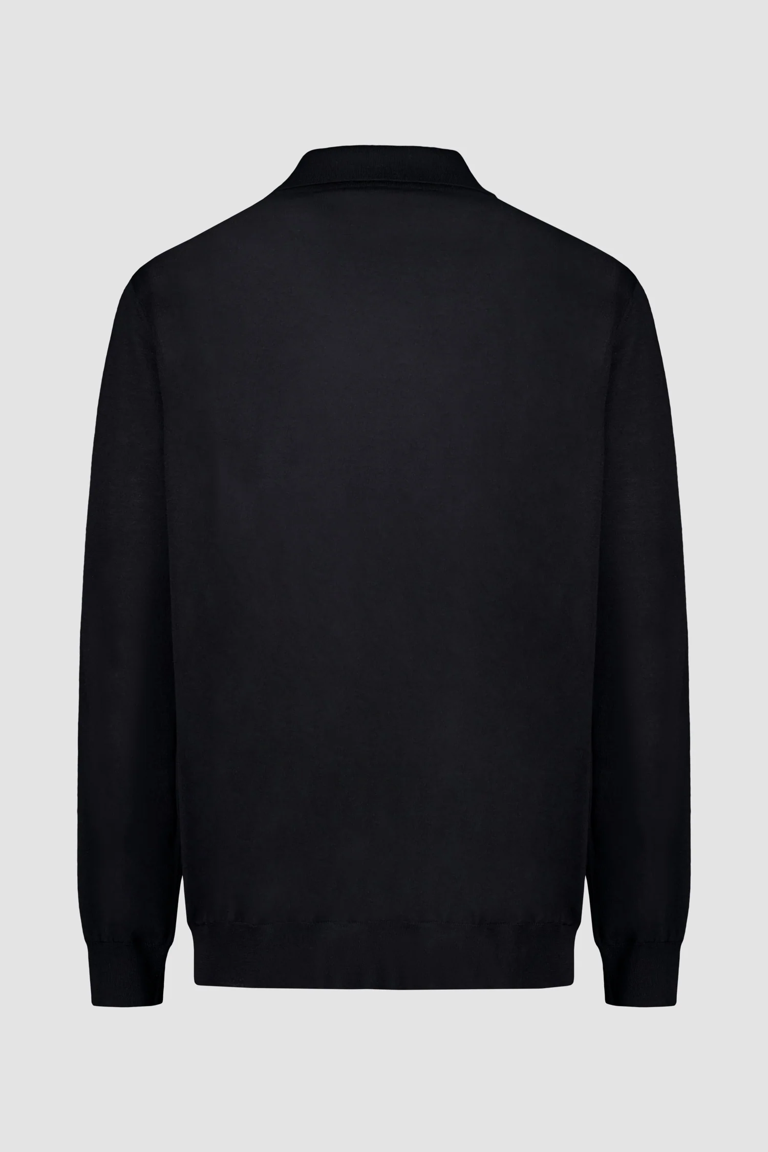 Zilli Black Diamond Cut Zipped Polo Sweater - Image 2