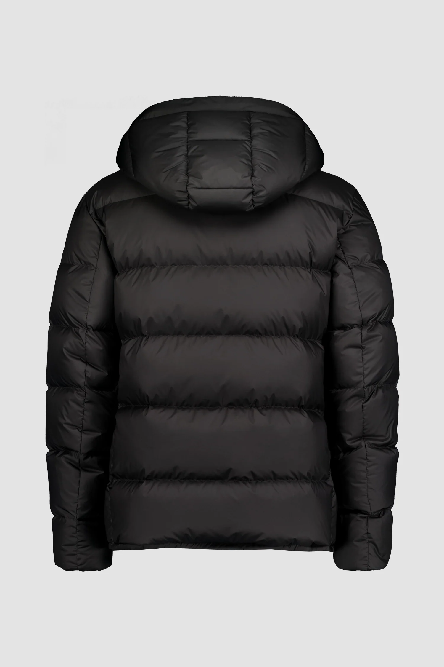 Zilli Black Down Short Jacket with Removable Hood - Image 3