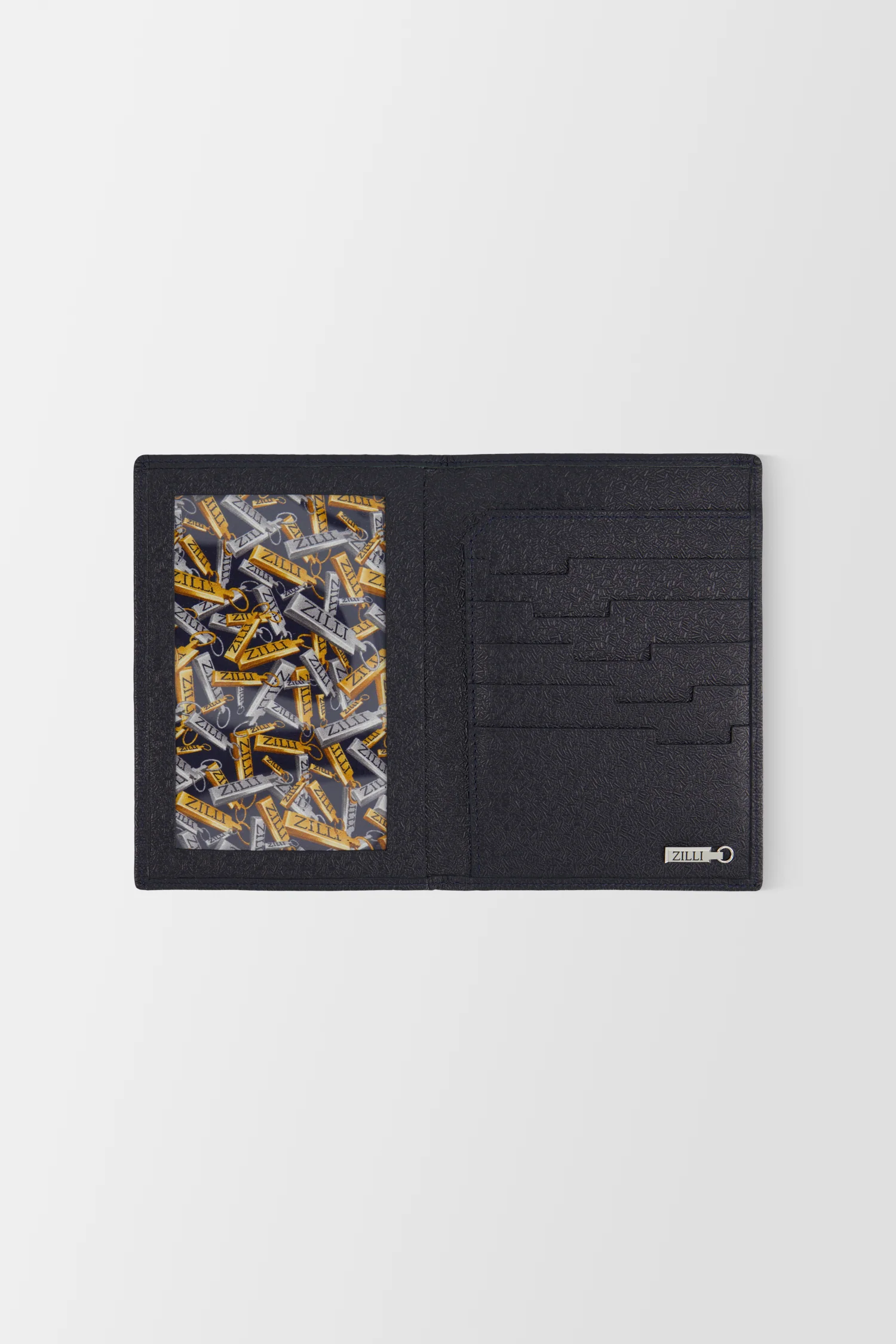 Zilli Black Passport Holder - Image 2