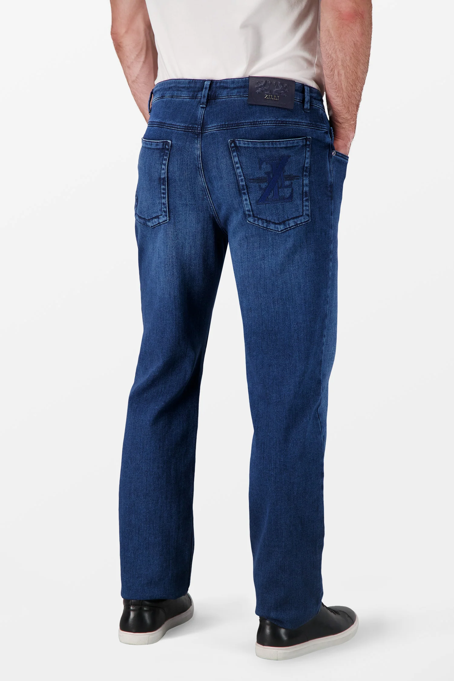 Zilli Blue Classic Jeans - Image 4