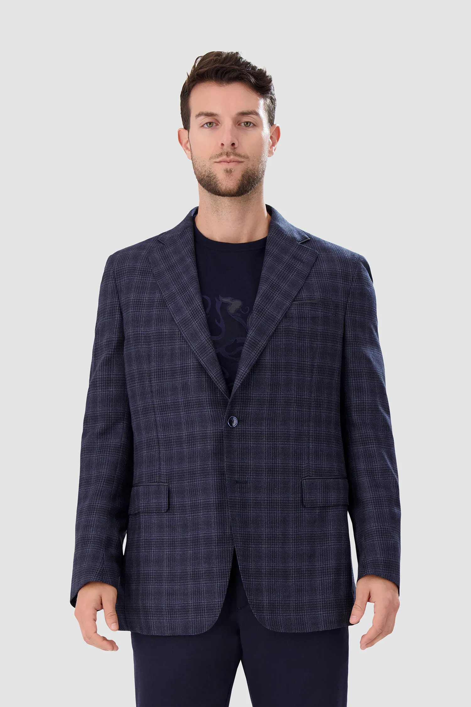 Zilli Blue Paris Whole Lined Blazer - Image 2