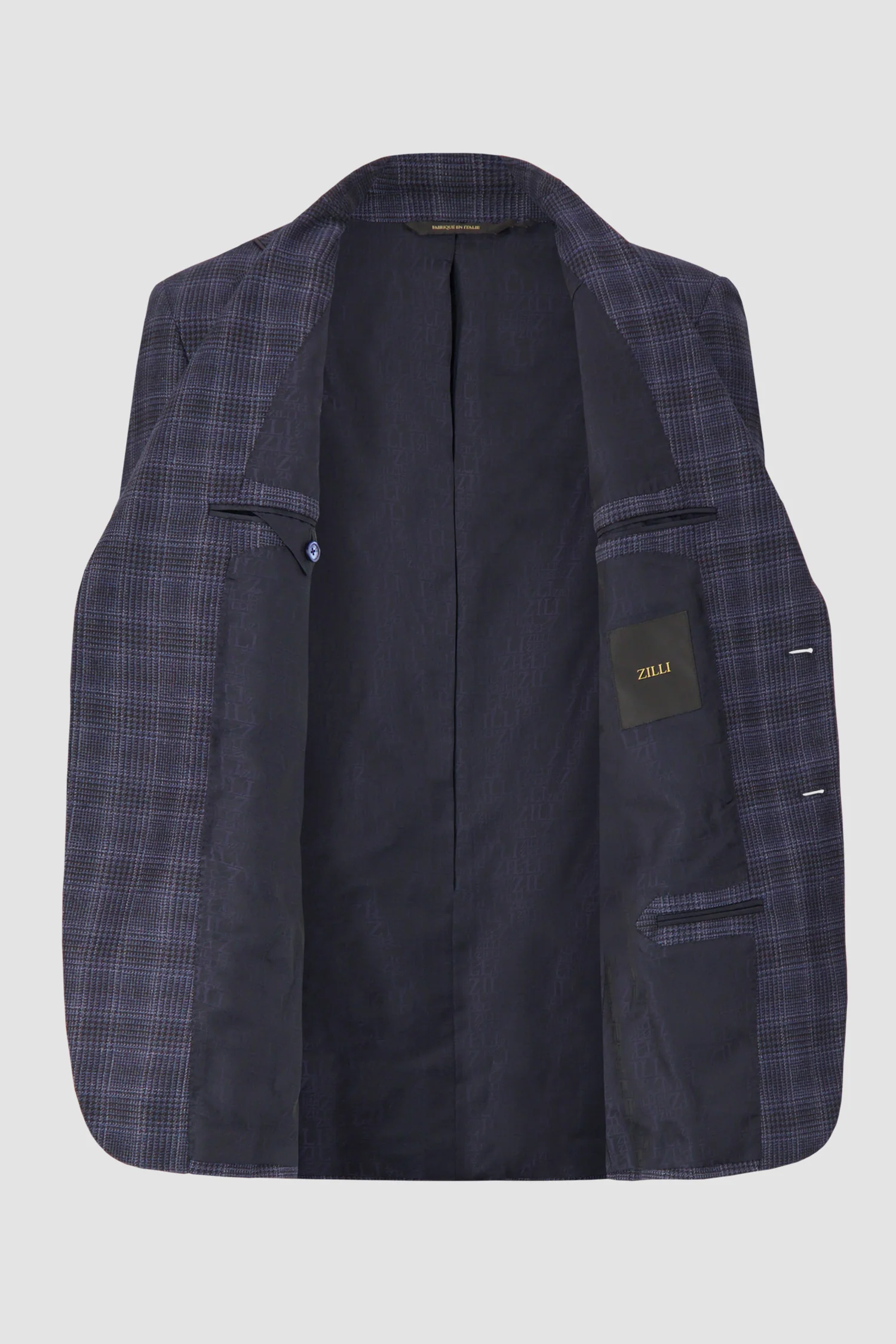 Zilli Blue Paris Whole Lined Blazer - Image 3