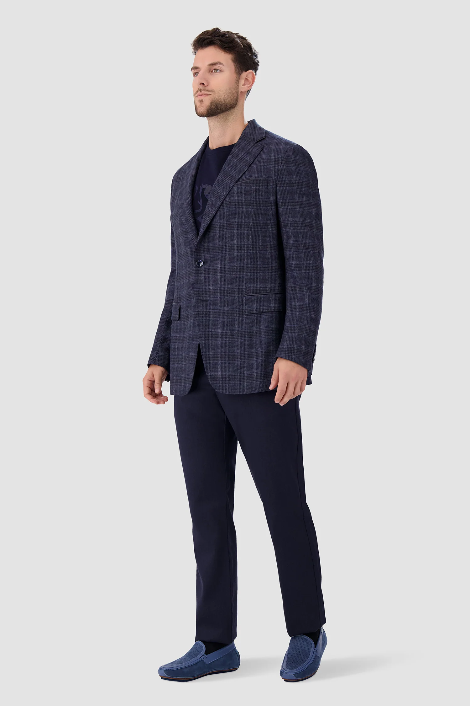 Zilli Blue Paris Whole Lined Blazer - Image 7