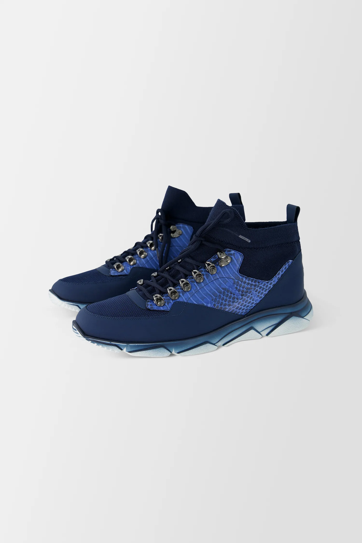 Zilli Blue Rubber Sneakers - Image 2