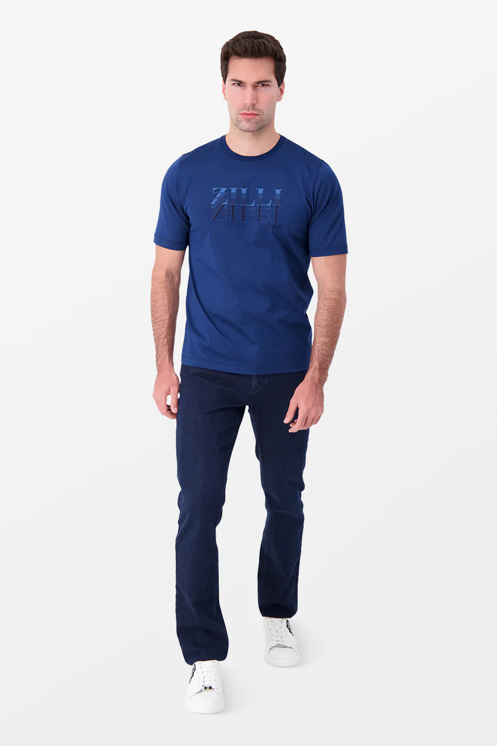 Zilli Blue Sport T-Shirt - Image 4