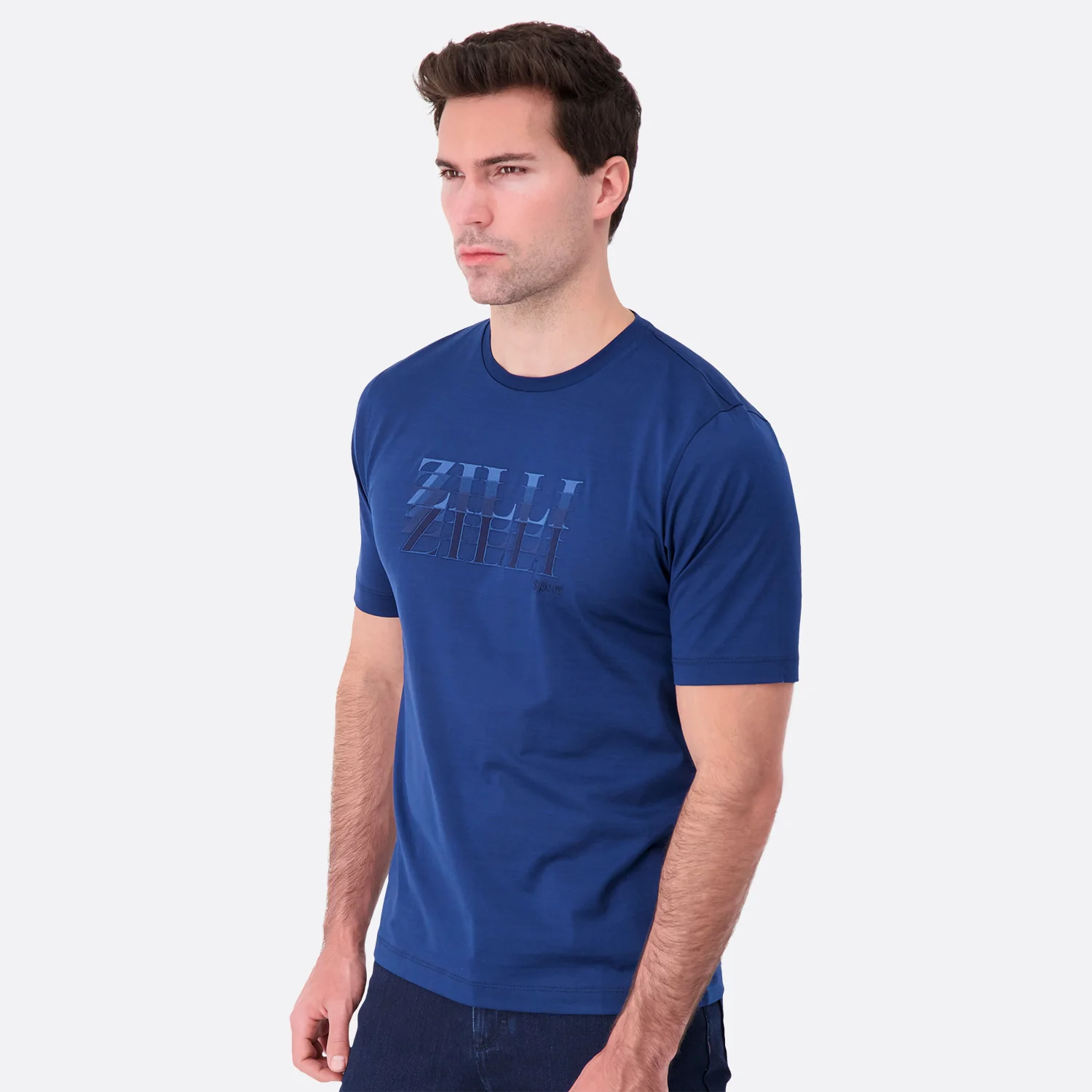Zilli Blue Sport T-Shirt - Image 5
