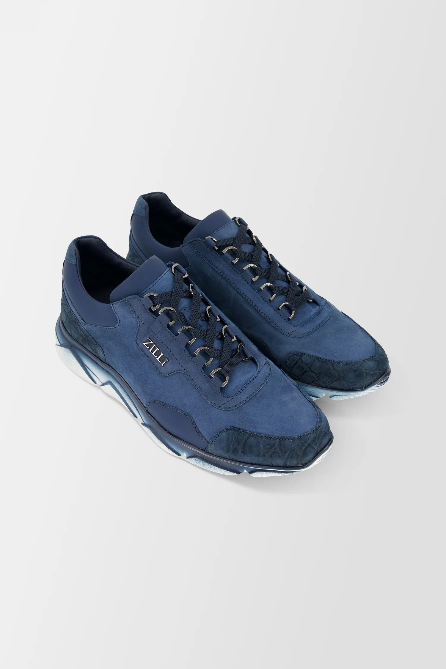 Zilli Blue/White Sneakers - Image 2