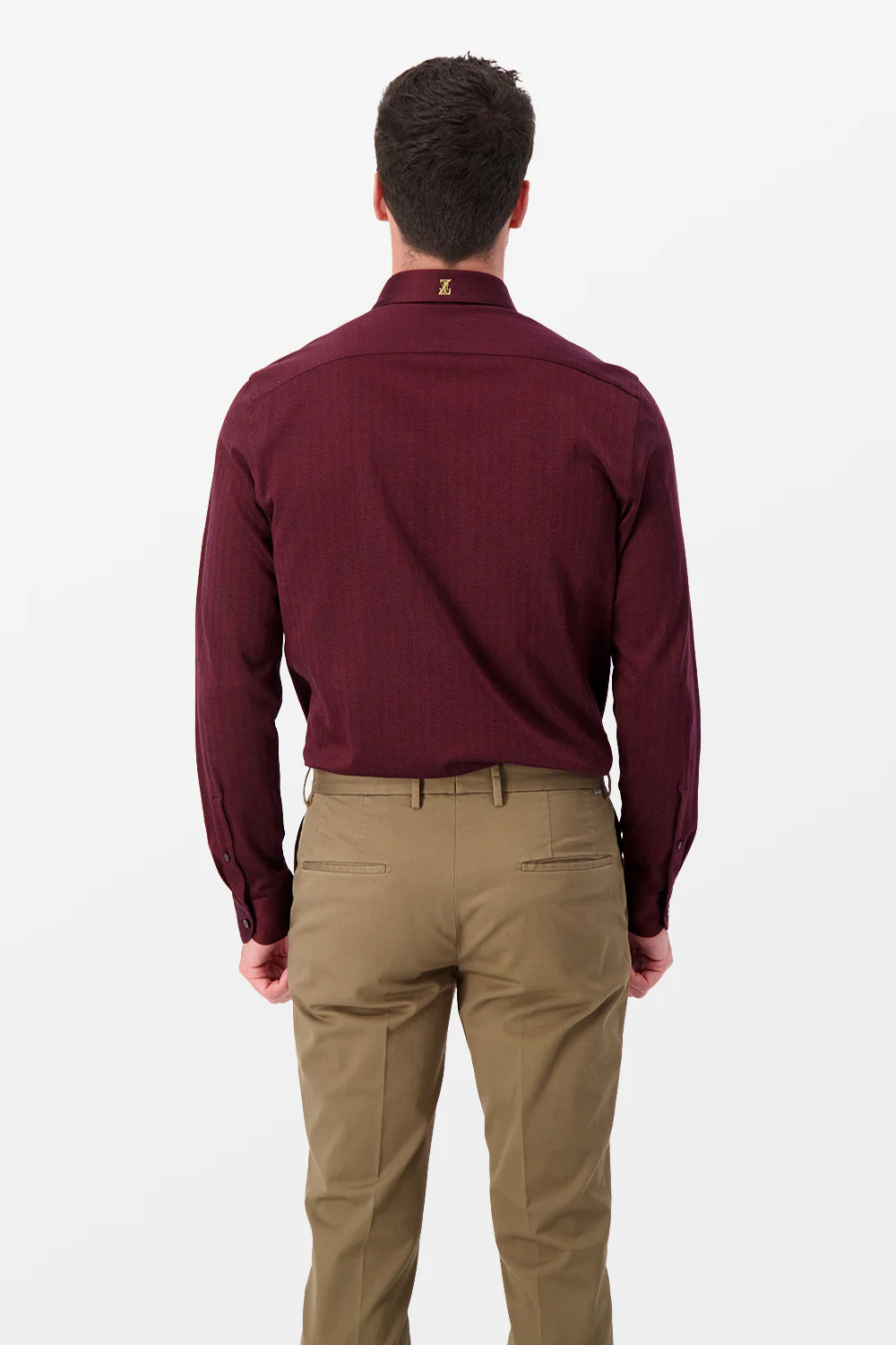 Zilli Burgundy Classic Shirt - Image 5
