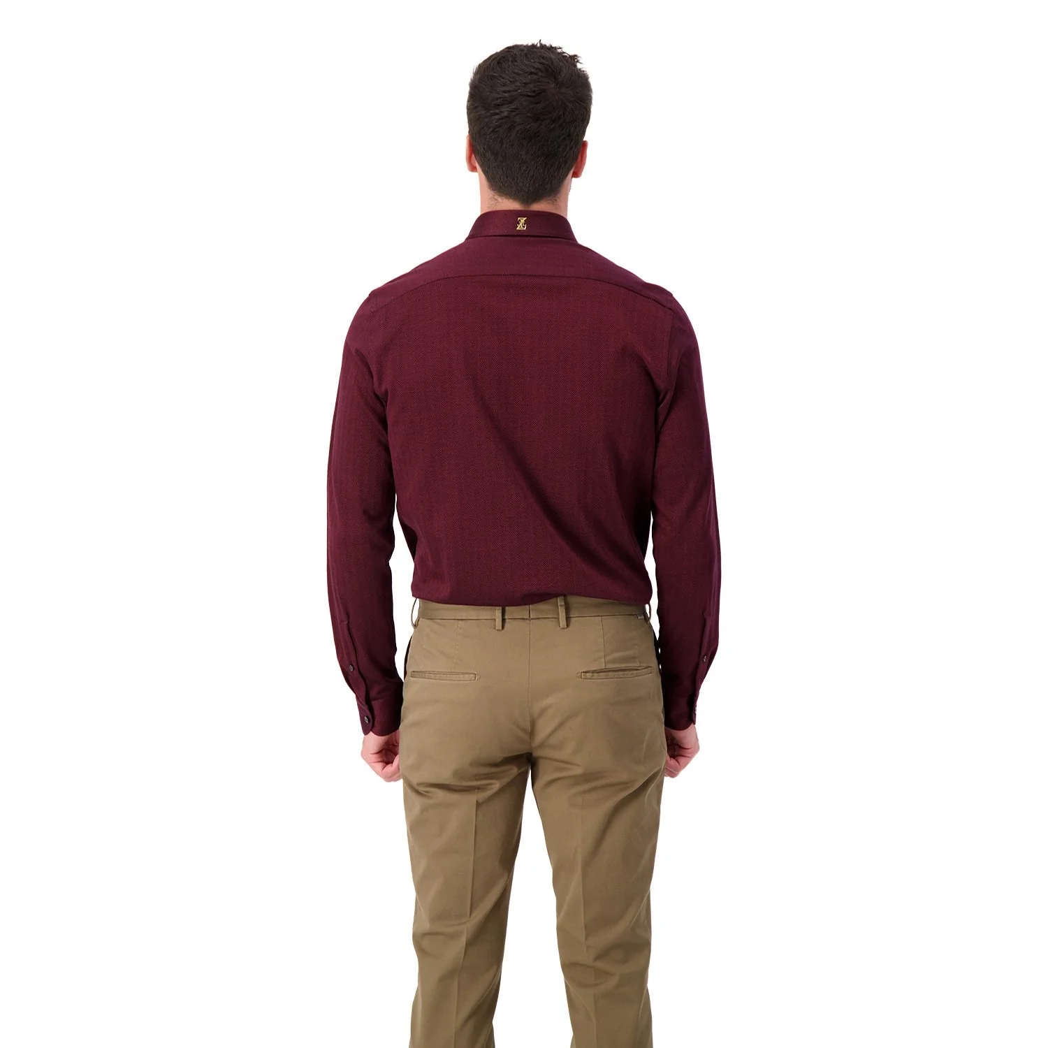 Zilli Burgundy Classic Shirt - Image 6