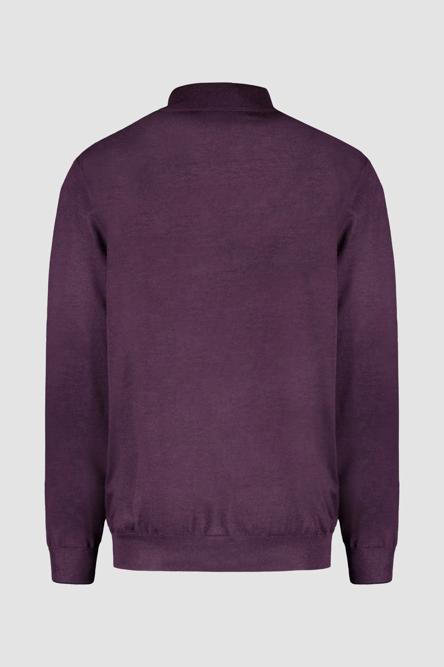 Zilli Burgundy Zipped Mock Neck Sweater - Image 2