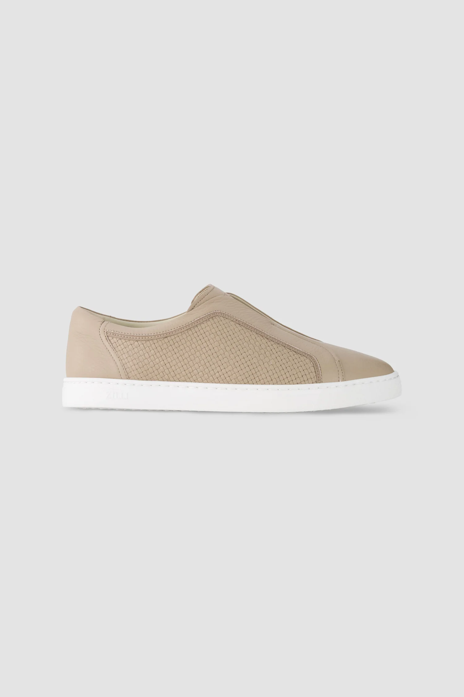 Zilli Tan Deer Skin Sneakers