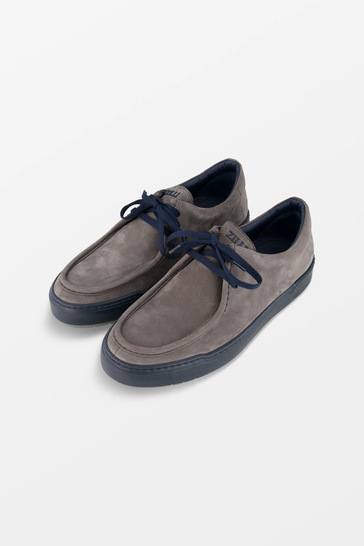 Zilli Grafite Grey Nubuck Moccasins - Image 2