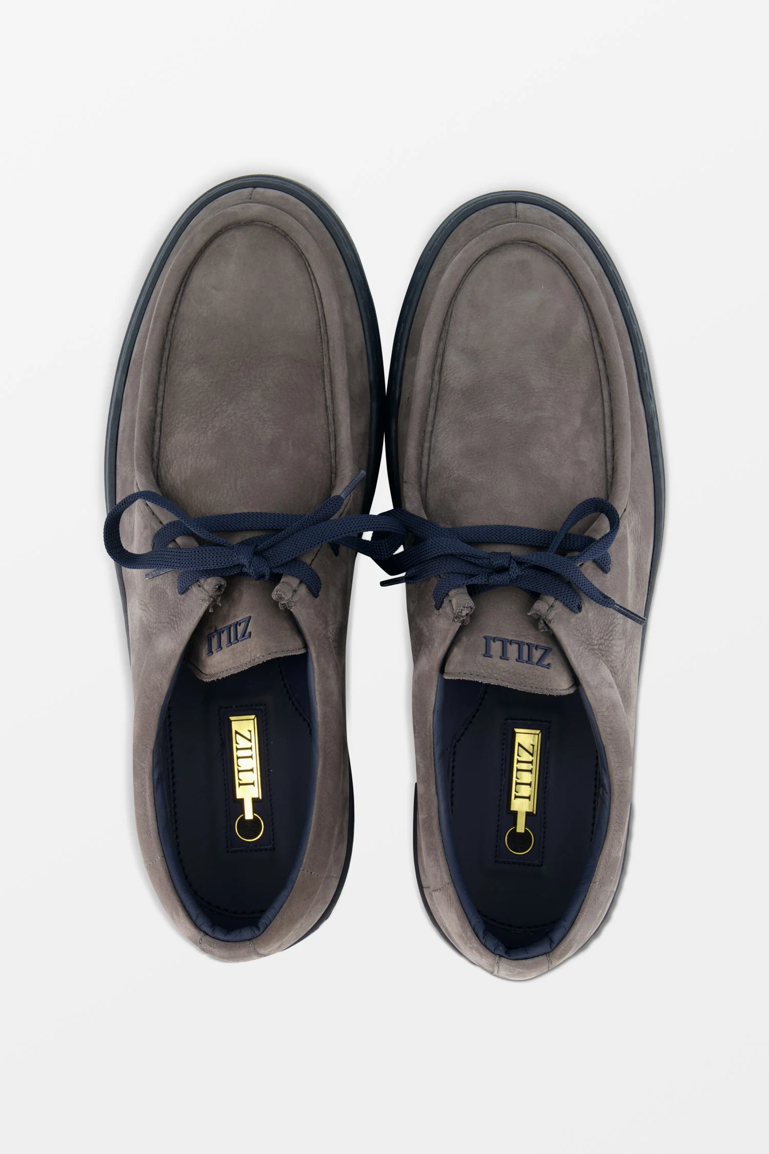 Zilli Grafite Grey Nubuck Moccasins - Image 7