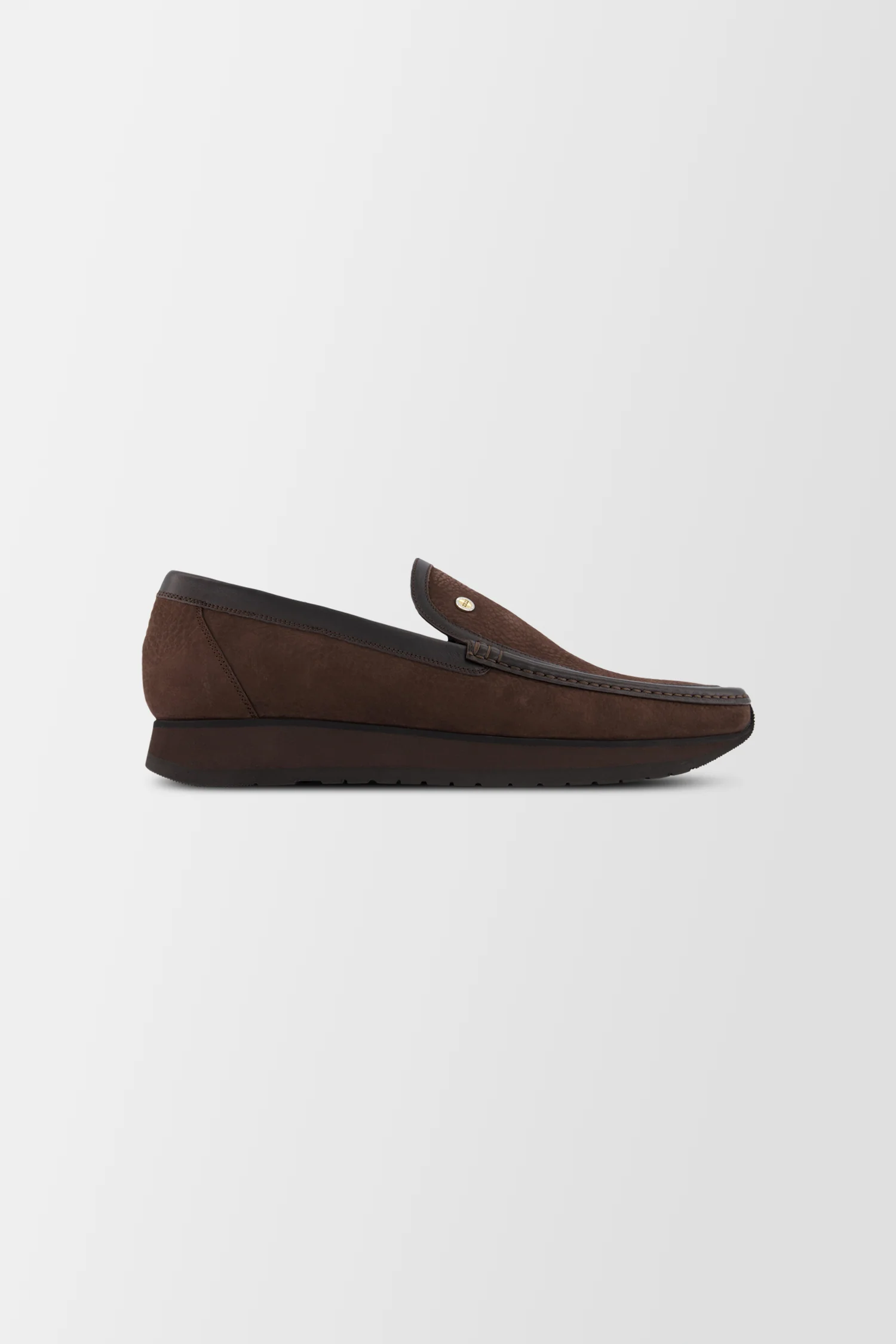 Zilli Graine Brown Nubuck Loafers