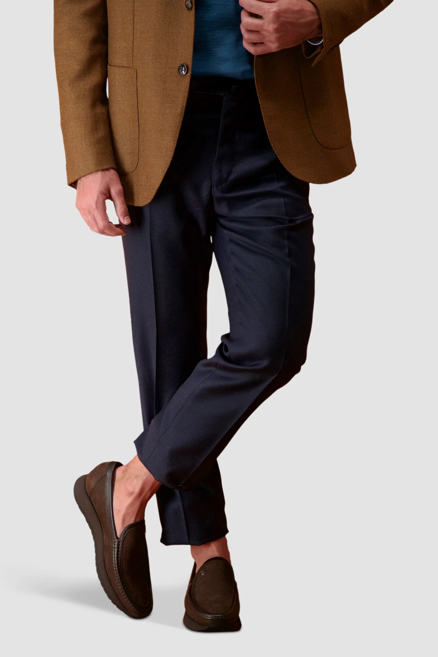 Zilli Graine Brown Nubuck Loafers - Image 3