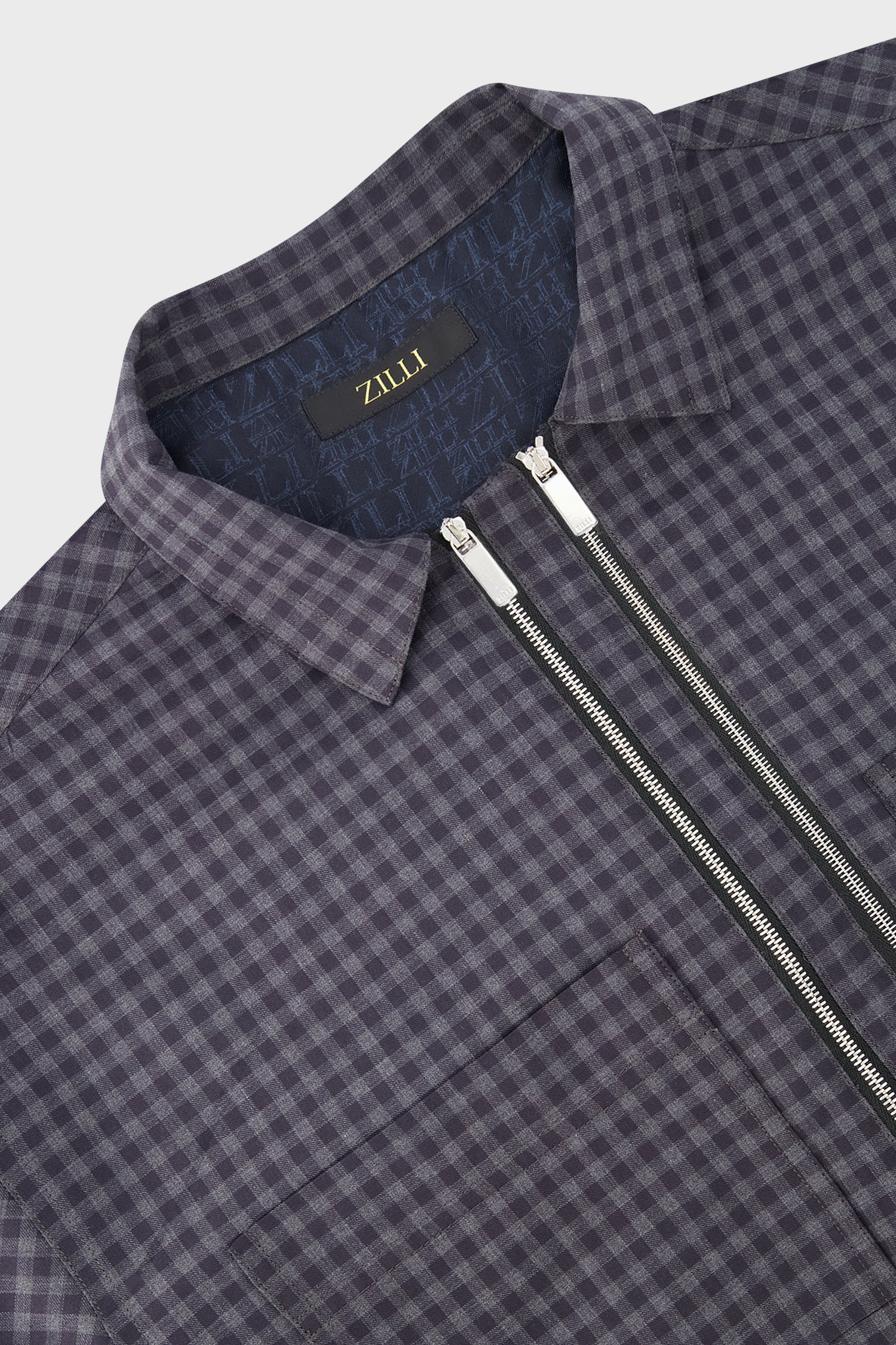 Zilli Grey/Black Overshirt - Image 3