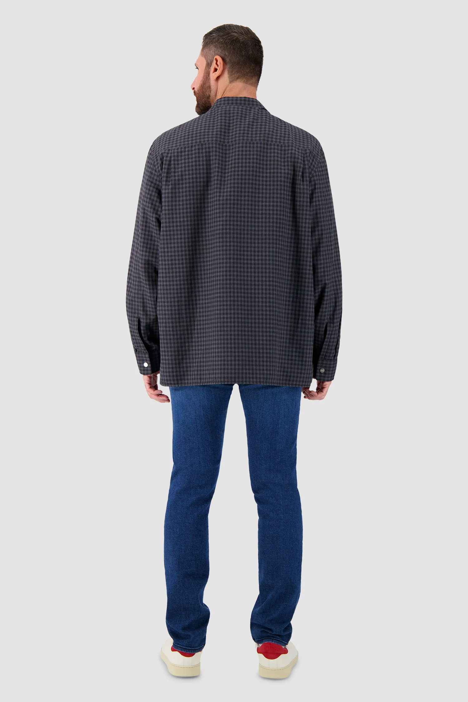 Zilli Grey/Black Overshirt - Image 6