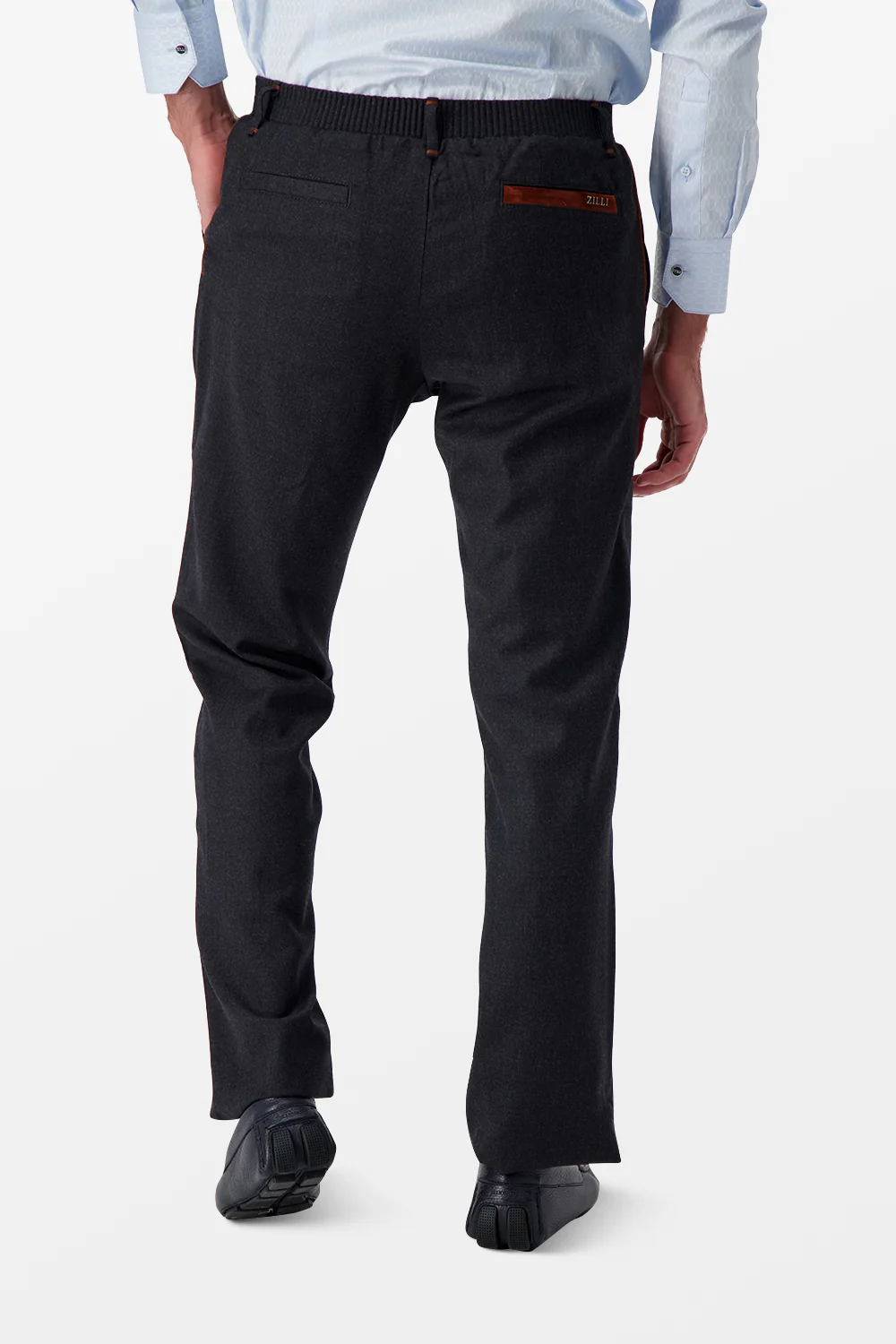 Zilli Grey Classic Trousers - Image 5