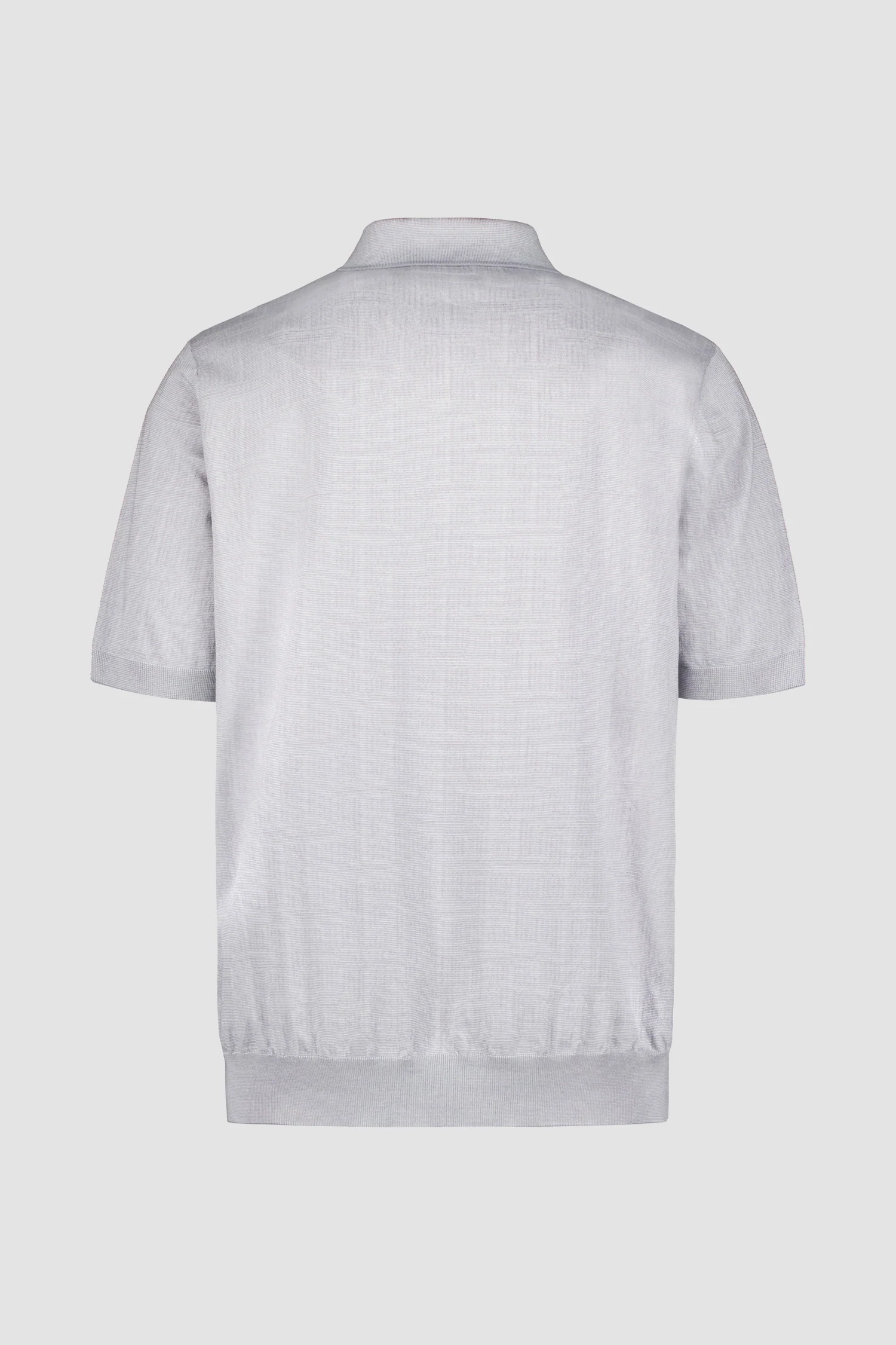 Zilli Grey Zipped Polo - Image 2