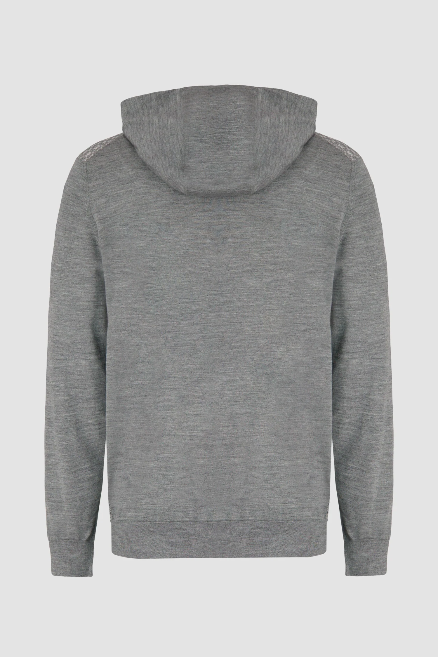 Zilli Grey Zipped Sweater with Hood - Image 4